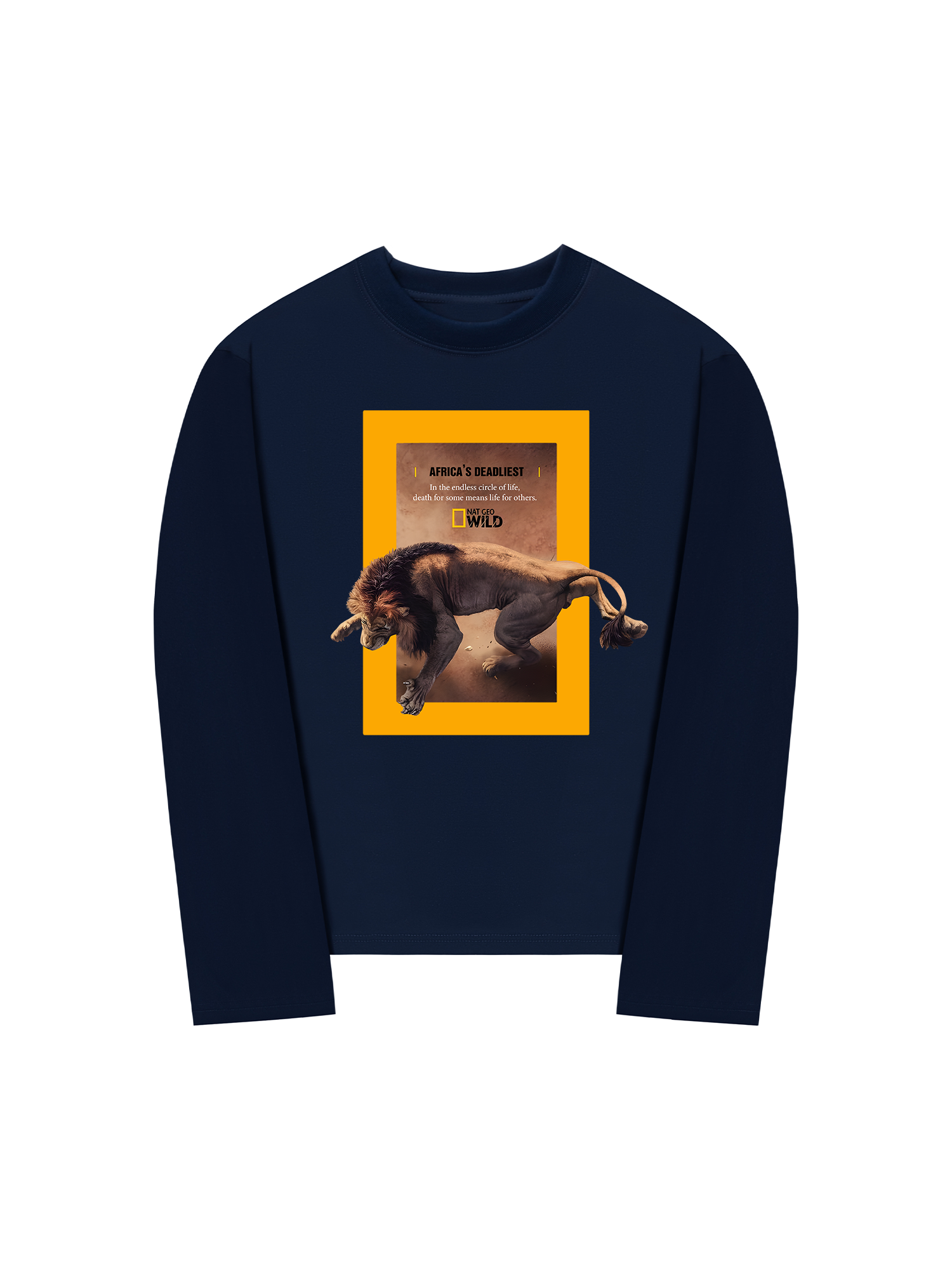 Áo Thun Dài Tay Wild Life Africa's Deadliest