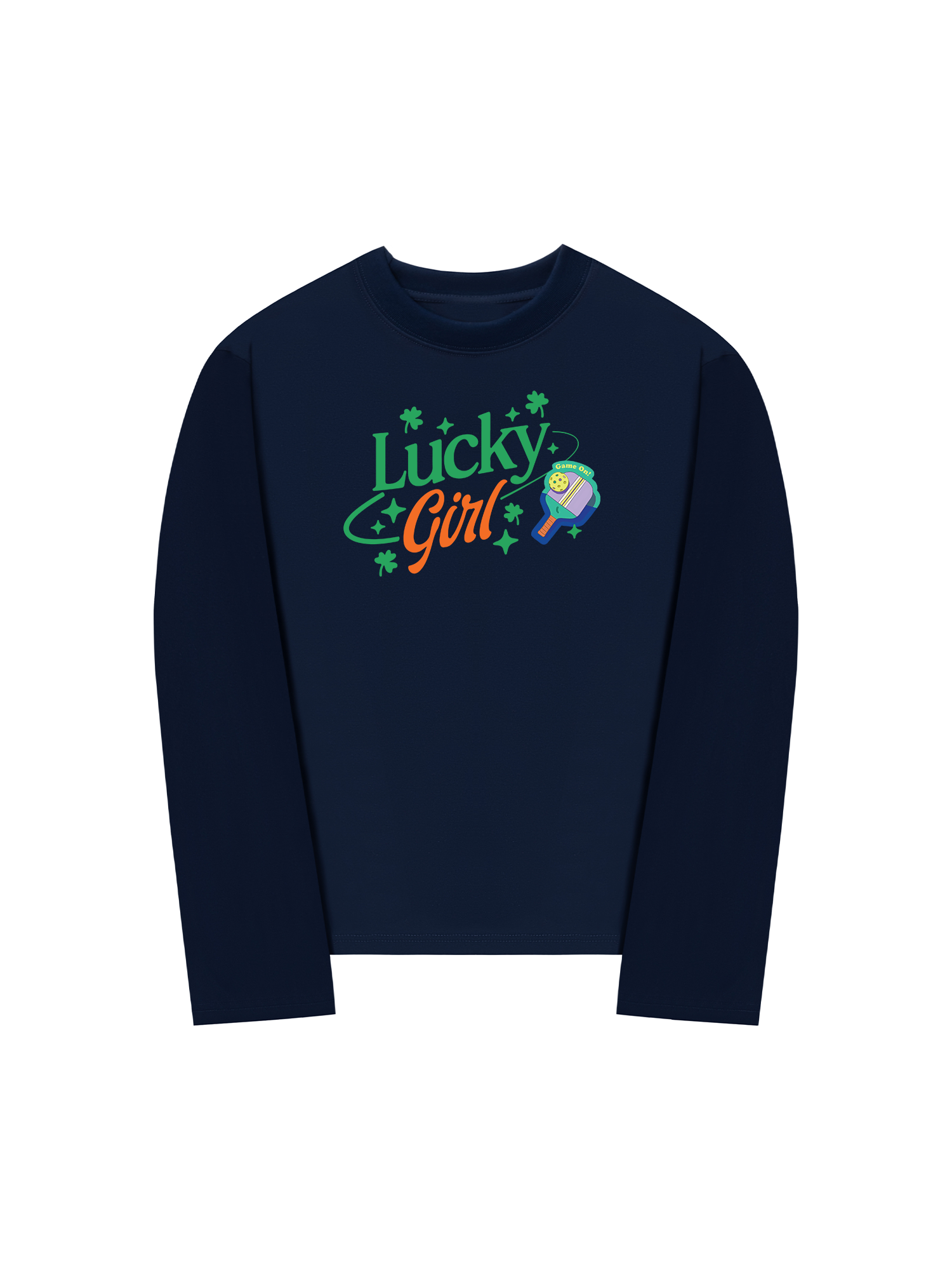 Áo Thun Dài Tay Pickleball Lucky Girl