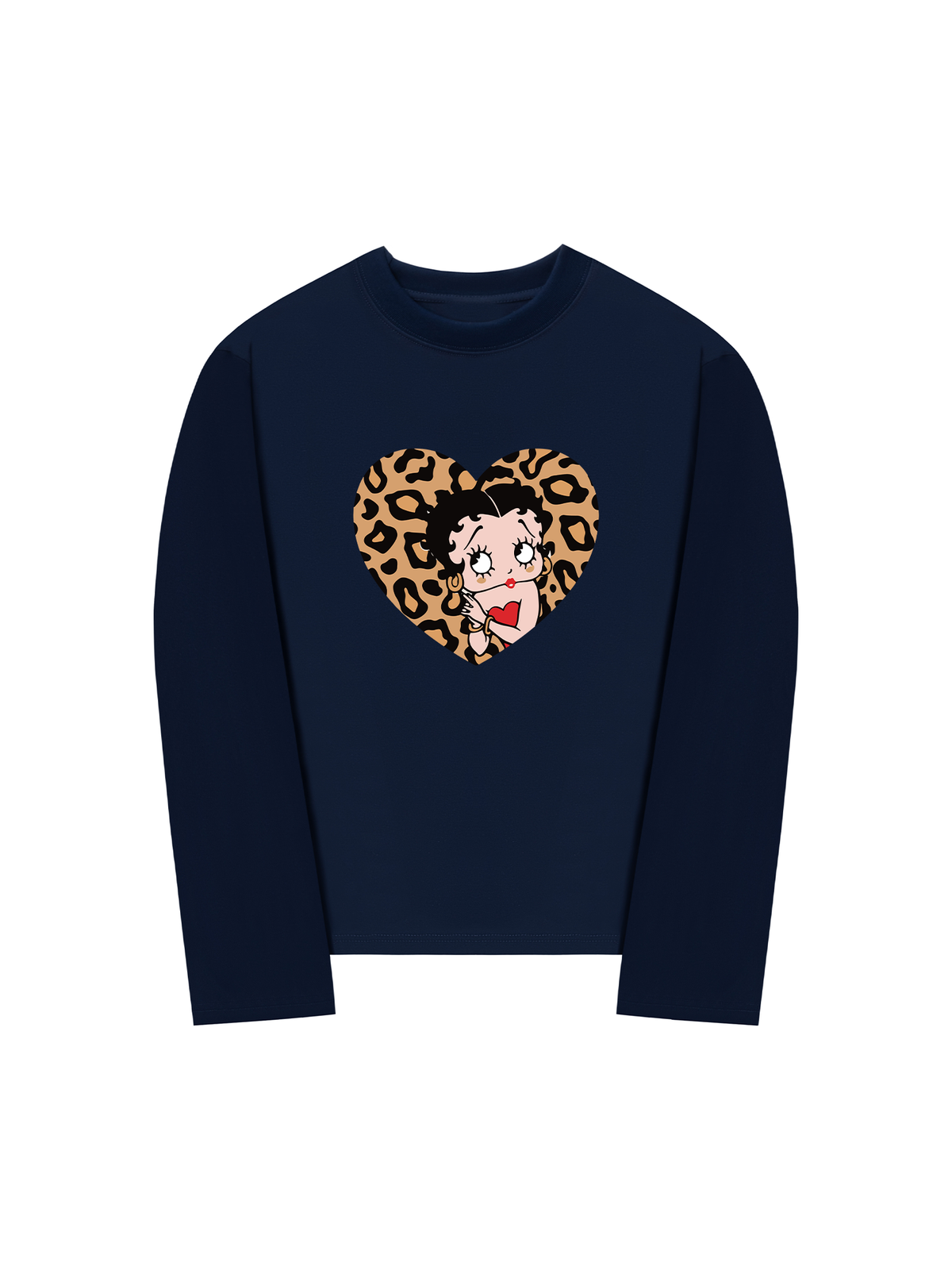 Áo Thun Dài Tay Urban Leopard Betty Cheetah Heart