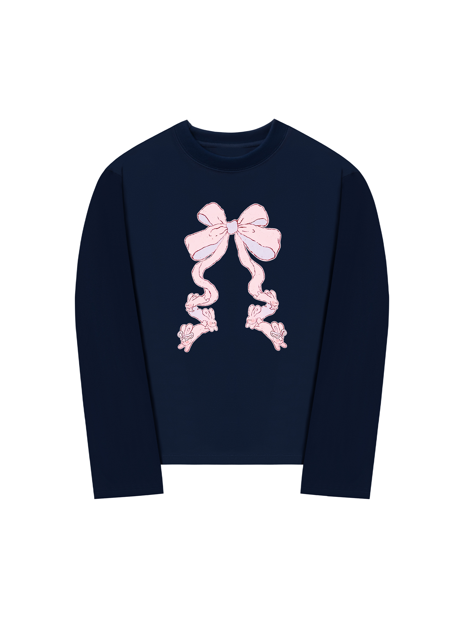 Áo Thun Dài Tay Rabbit Ribbon