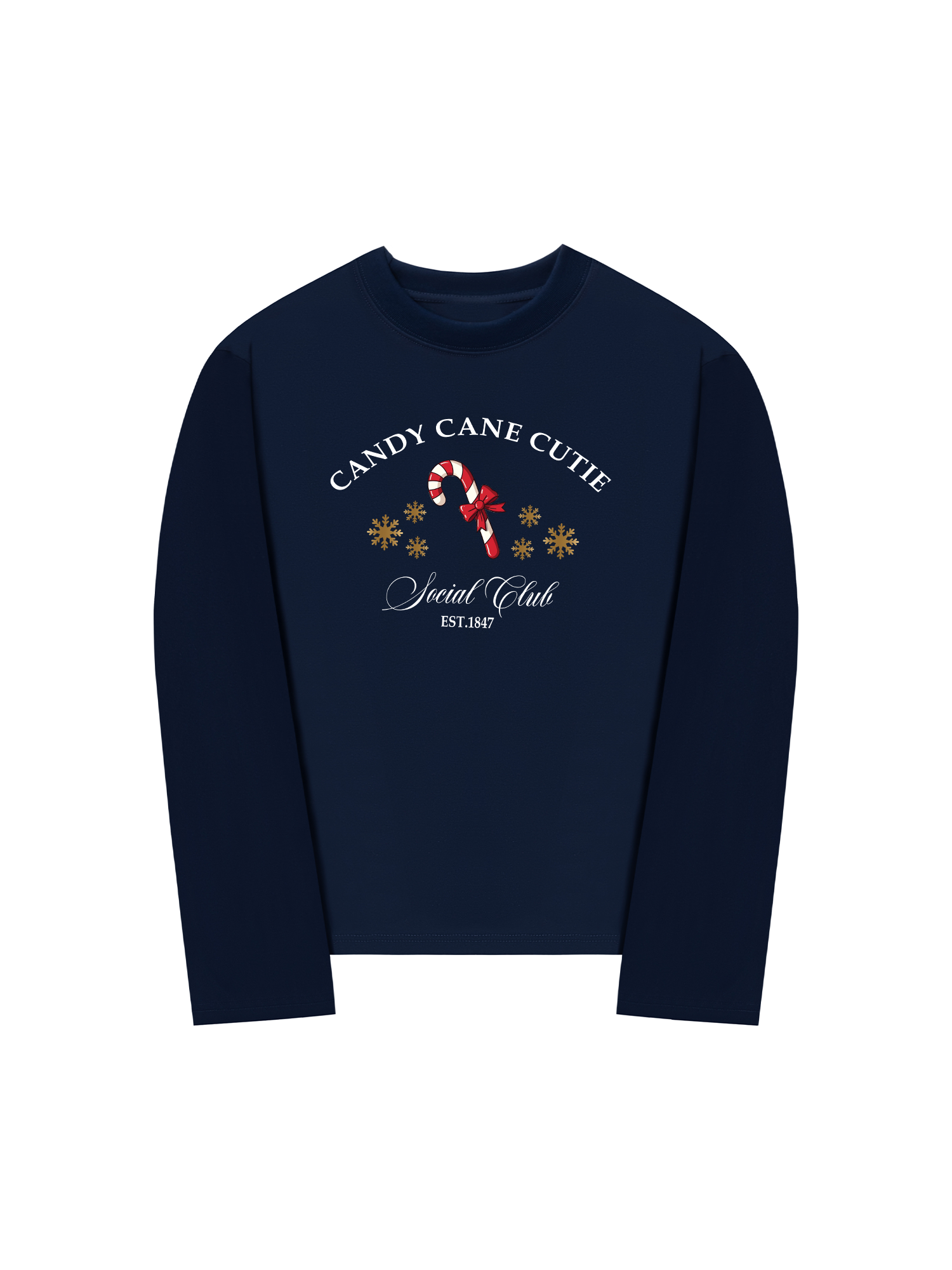 Áo Thun Dài Tay Candy Cane Cutie