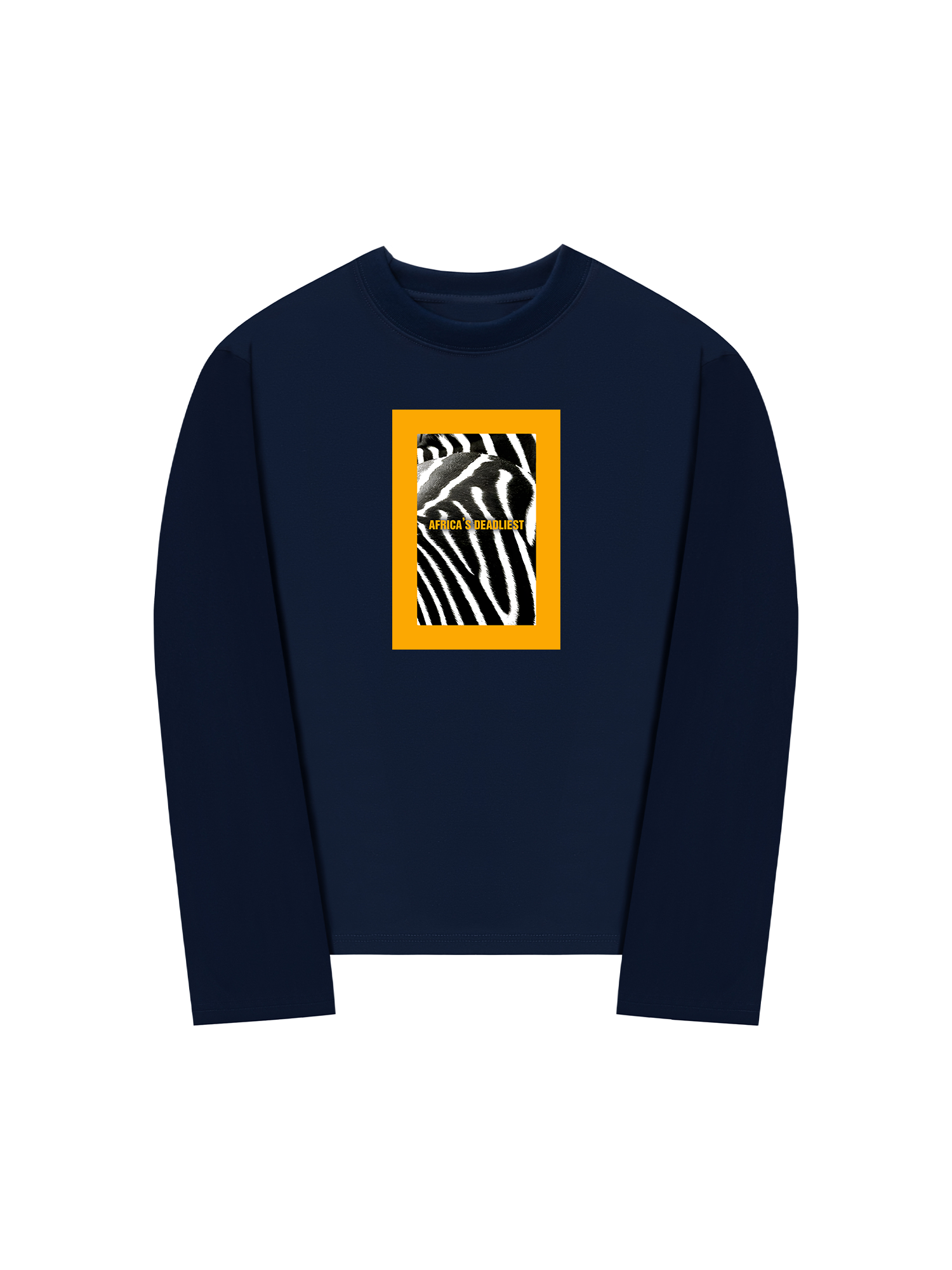 Áo Thun Dài Tay Wild Life Zebra Stripes Africa