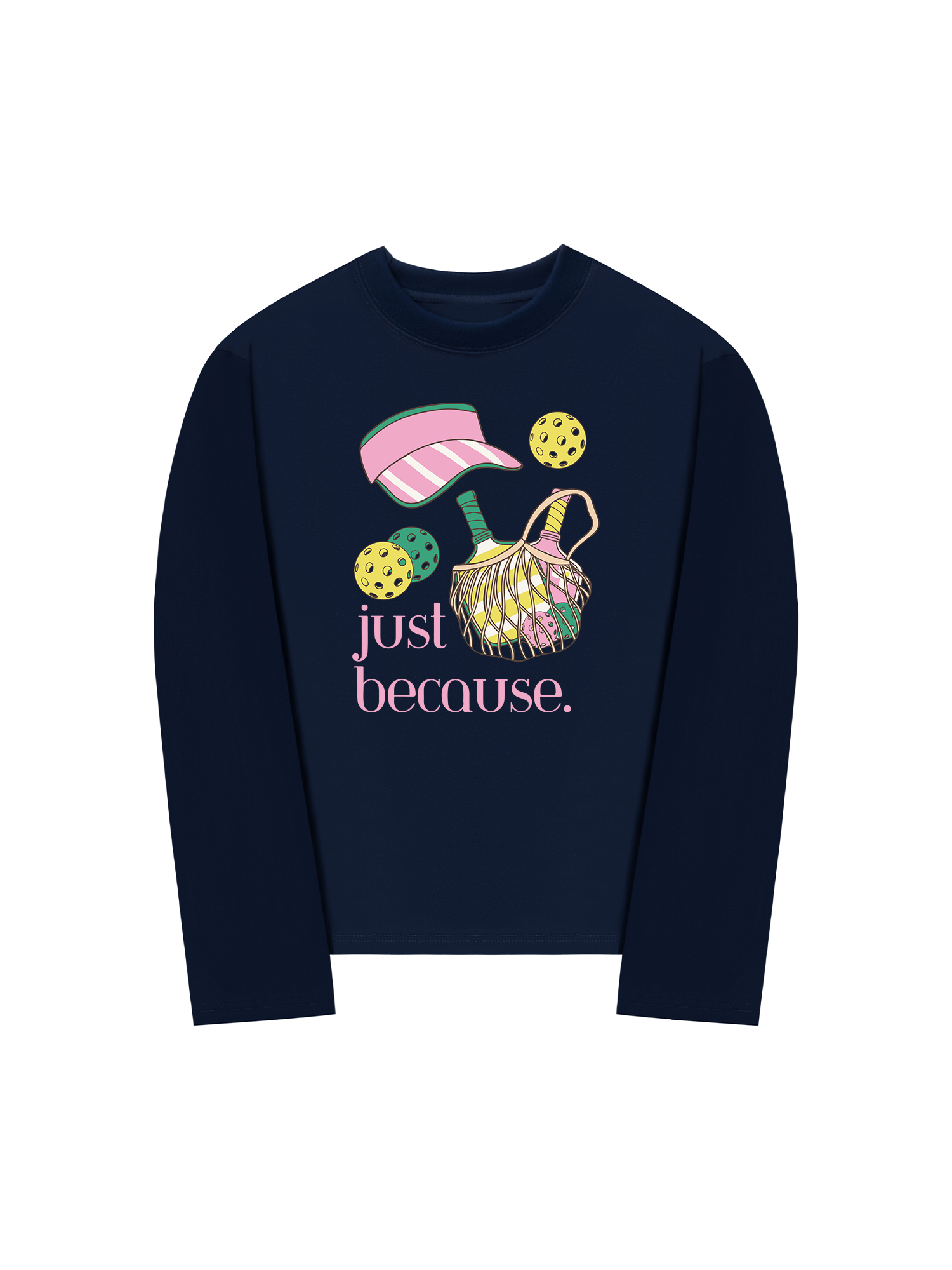 Áo Thun Dài Tay Pickleball Just Because