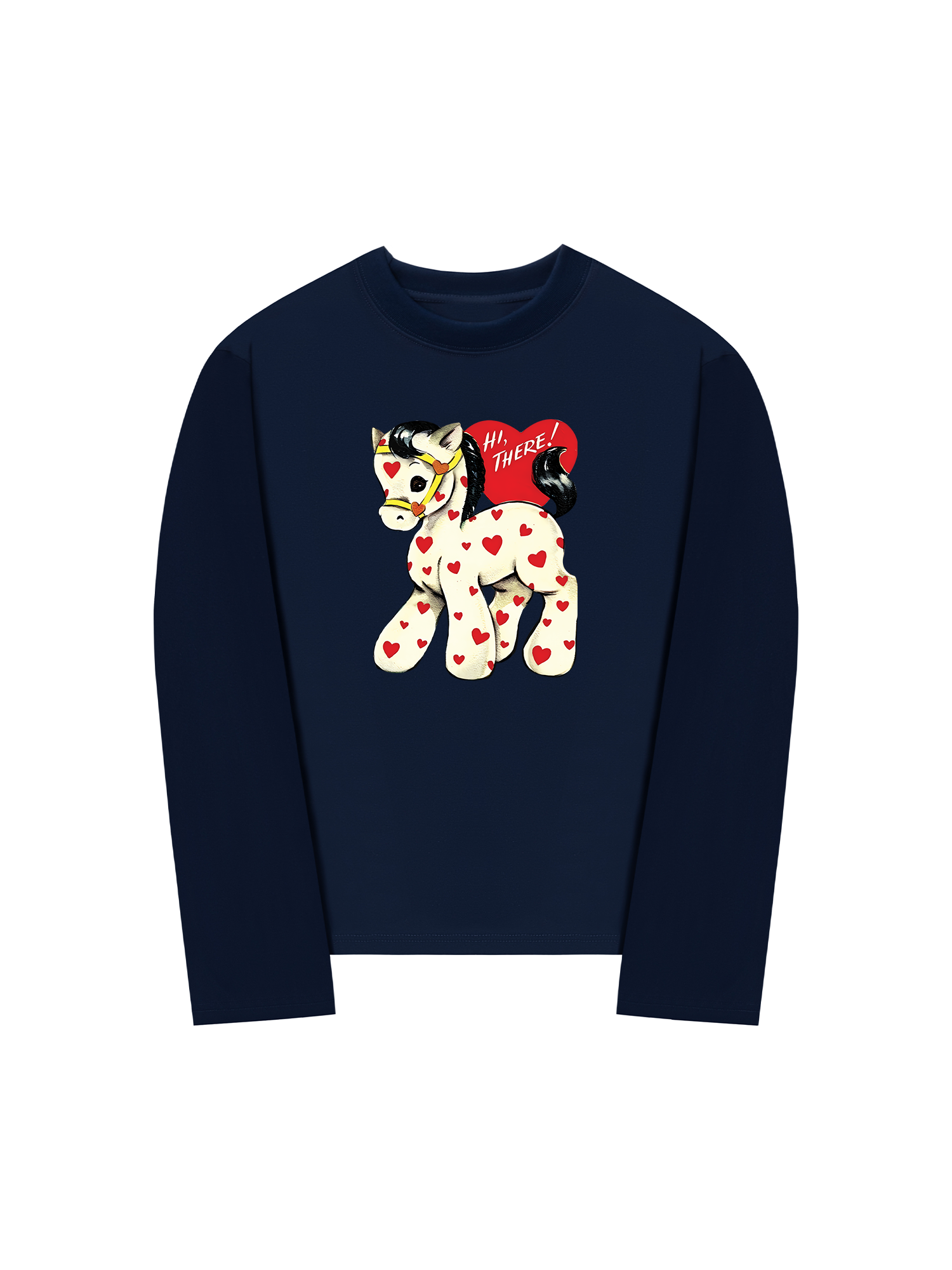 Áo Thun Dài Tay Heart Horse
