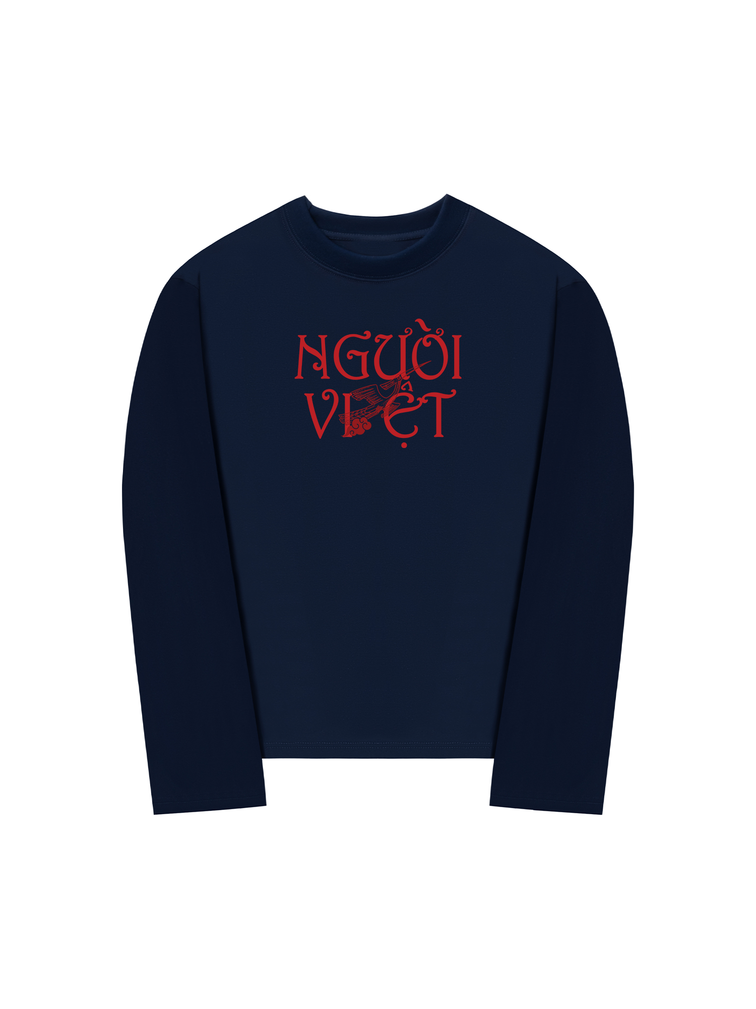 Áo Thun Dài Tay Người Việt - Máu Đỏ Da Vàng