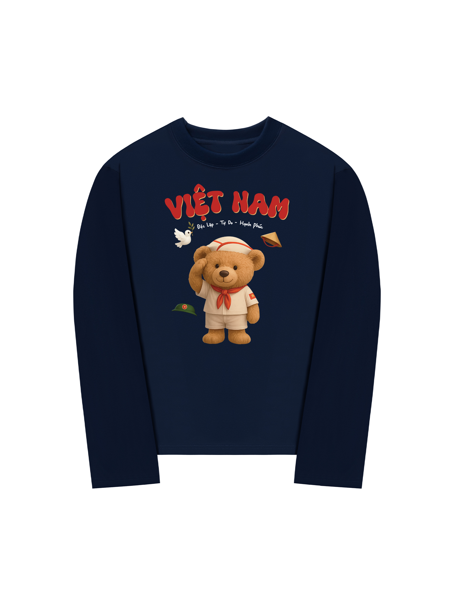 Áo Thun Dài Tay Việt Nam Teddy