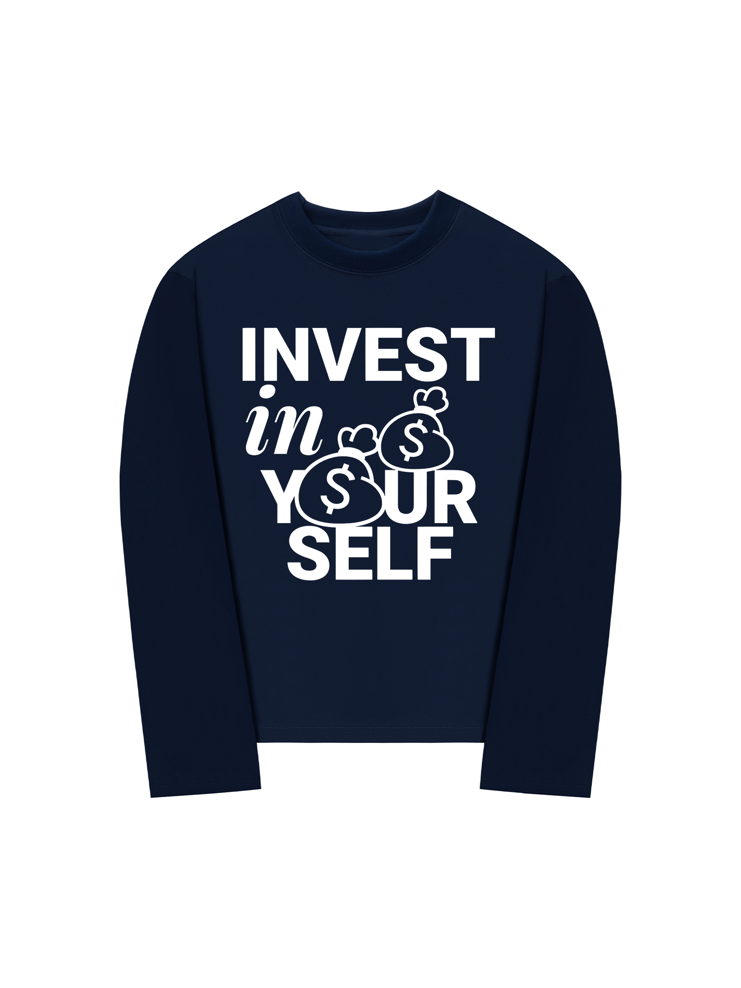 Áo Thun Dài Tay Money Invest In Yourself