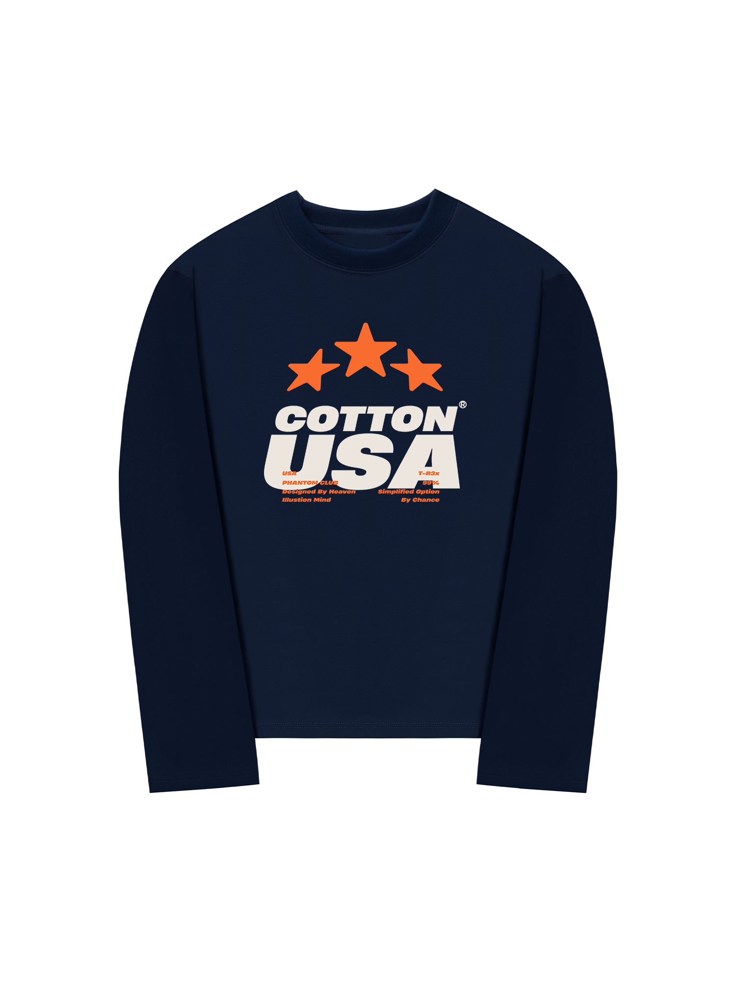 Áo Thun Dài Tay USA Fliction Star