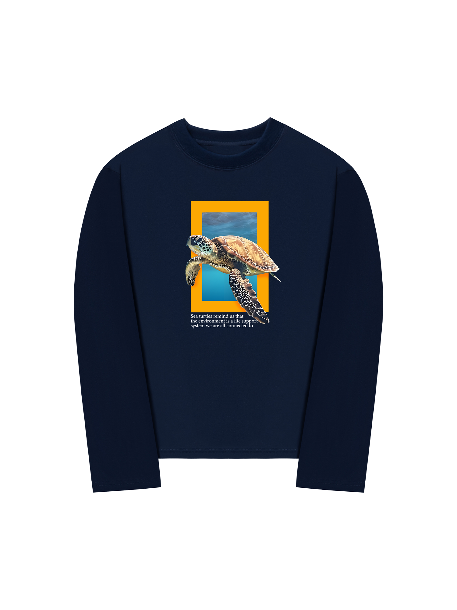 Áo Thun Dài Tay Wild Life Sea Turtles Remind