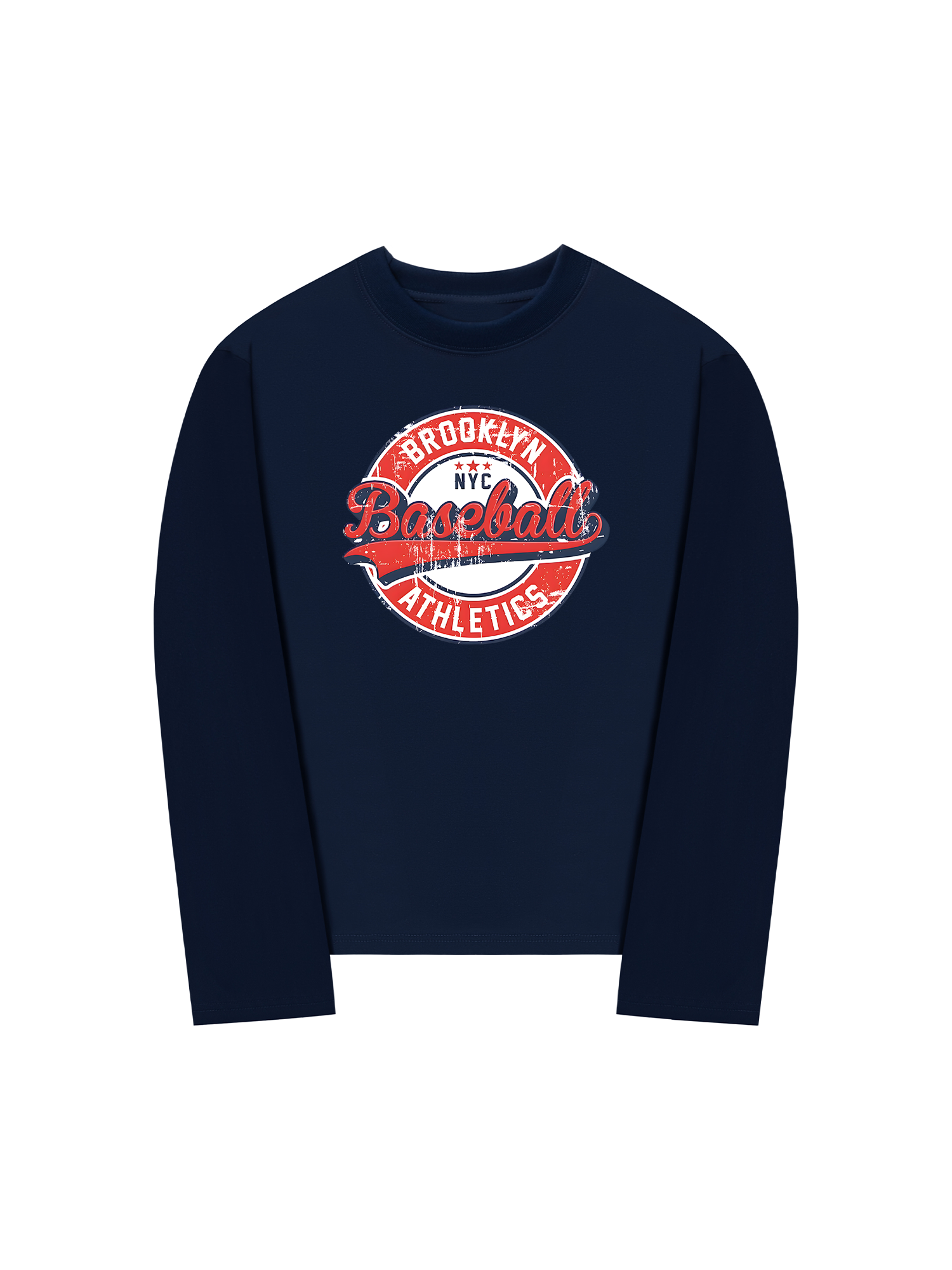 Áo Thun Dài Tay Baseball Brooklyn