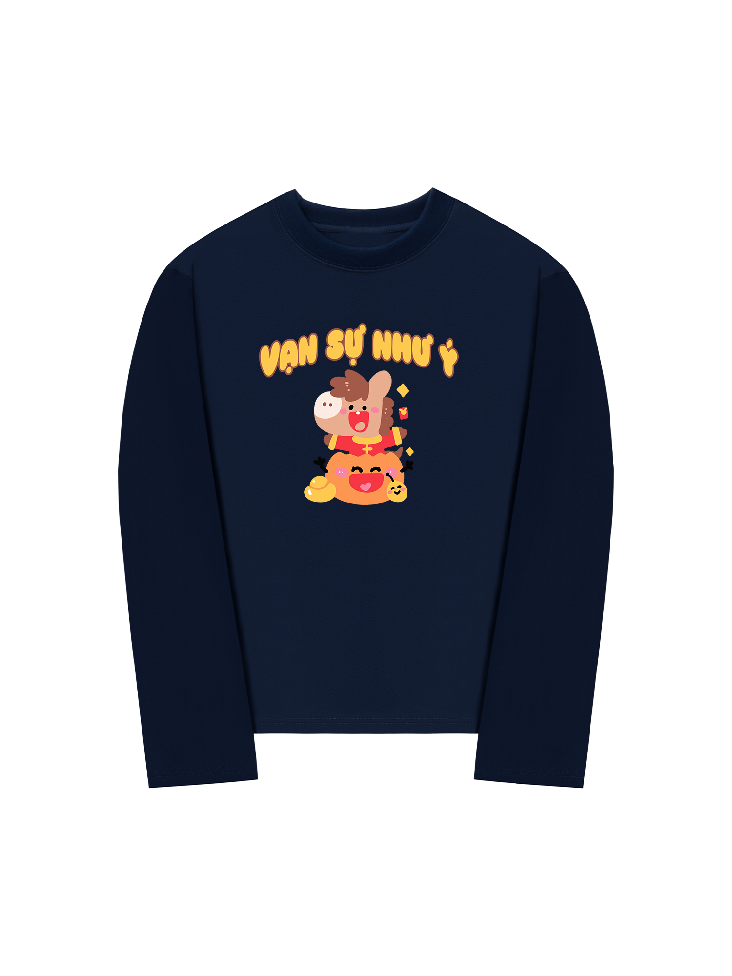 Áo Thun Dài Tay Vạn Sự Như Ý