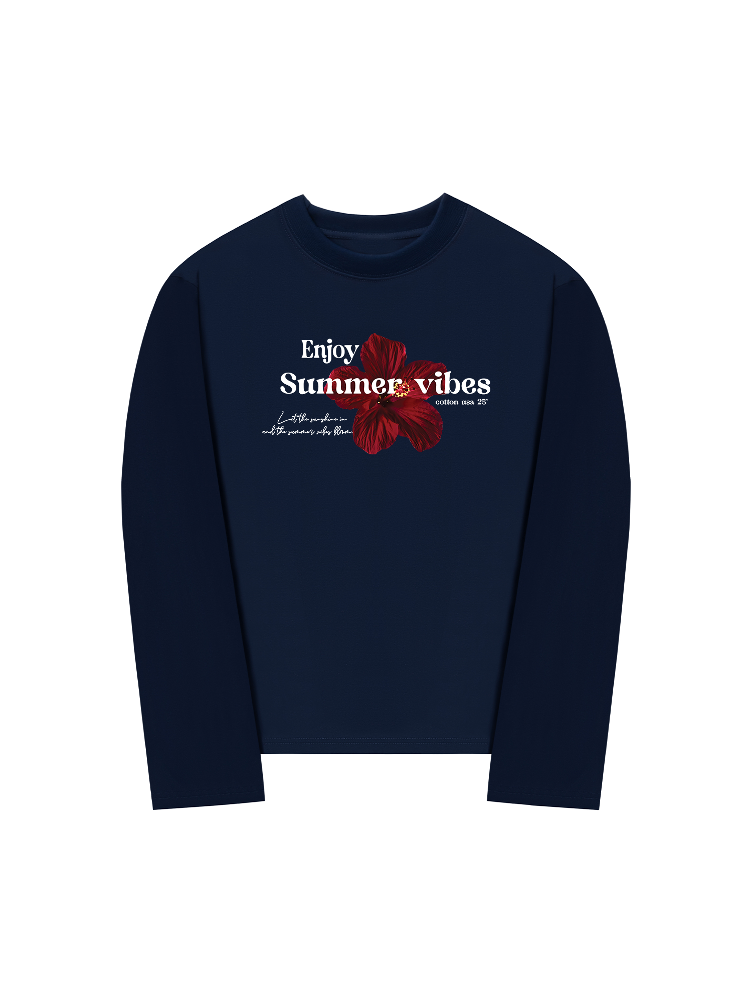 Áo Thun Dài Tay Floral Enjoy Summer