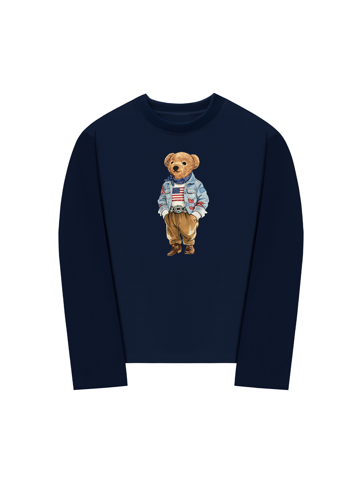 Áo Thun Dài Tay Cowboy Bear