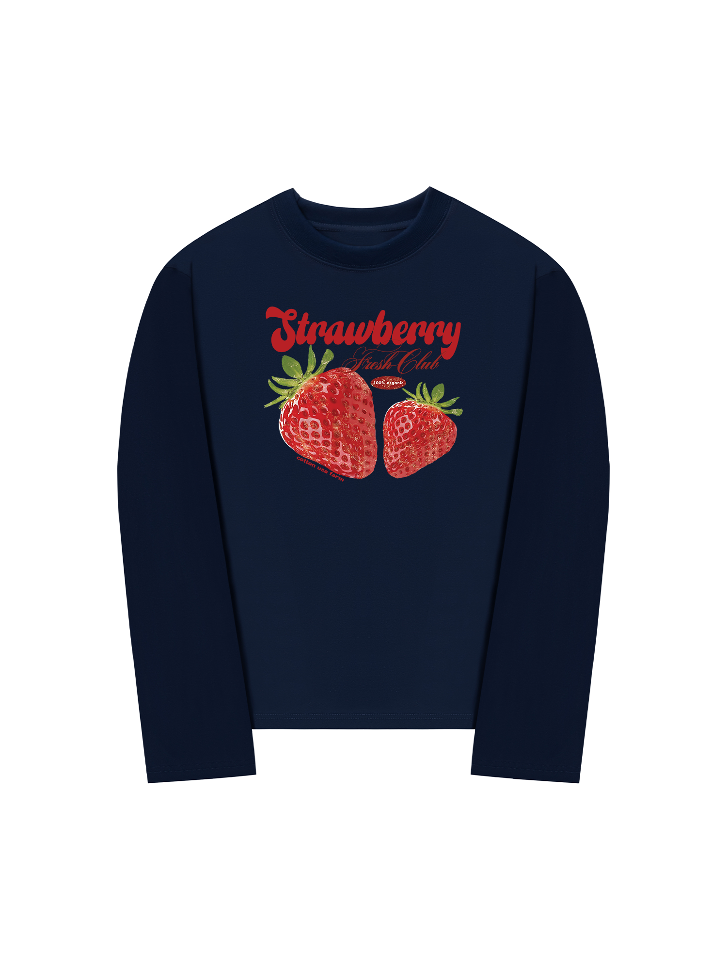 Áo Thun Dài Tay Tropical Strawberry Fresh Club