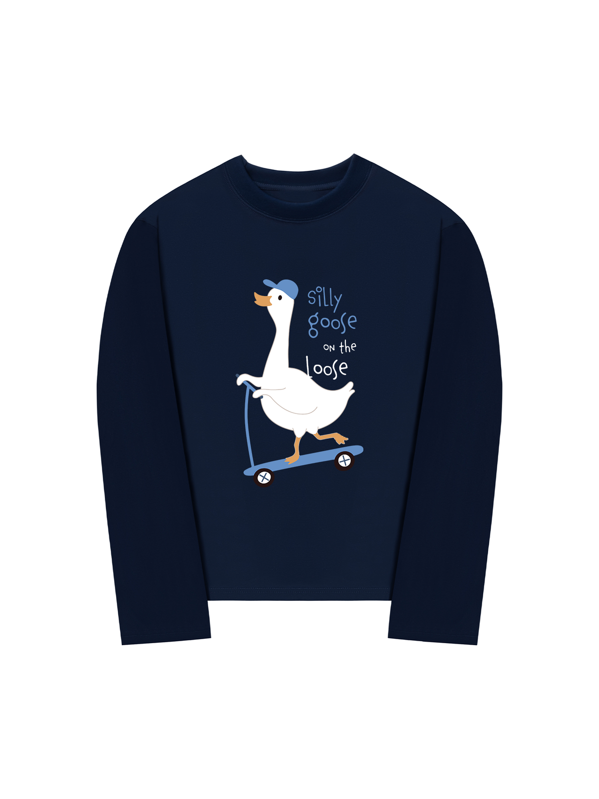 Áo Thun Dài Tay Farm Silly Goose On The Loose