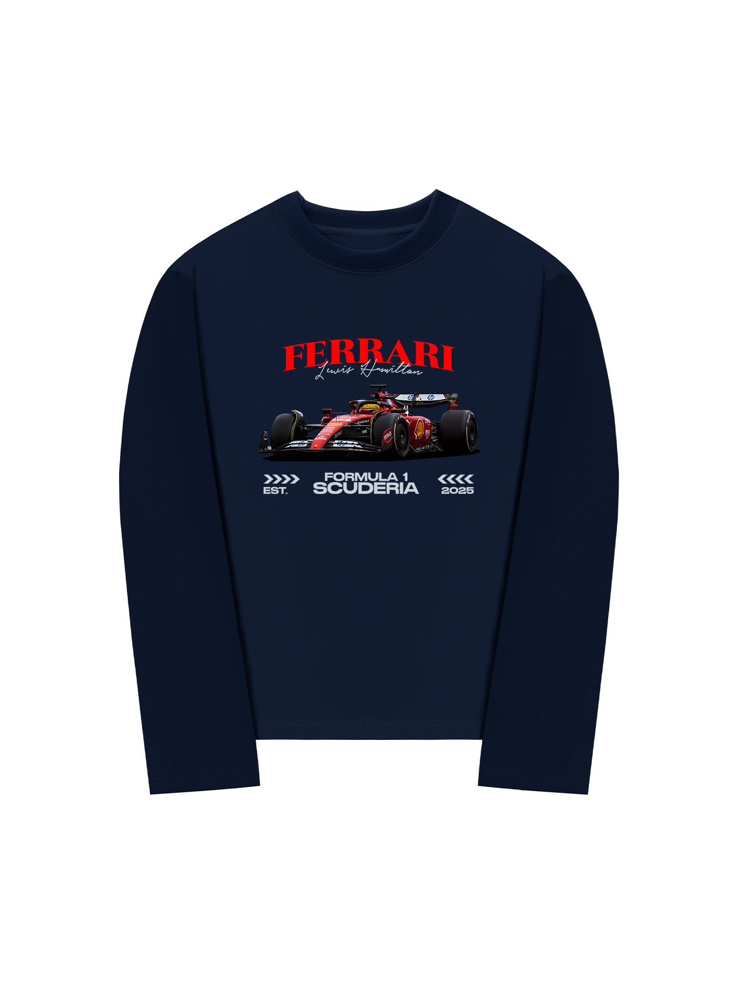 Áo Thun Dài Tay Ferrari Formula 1 Scuderia