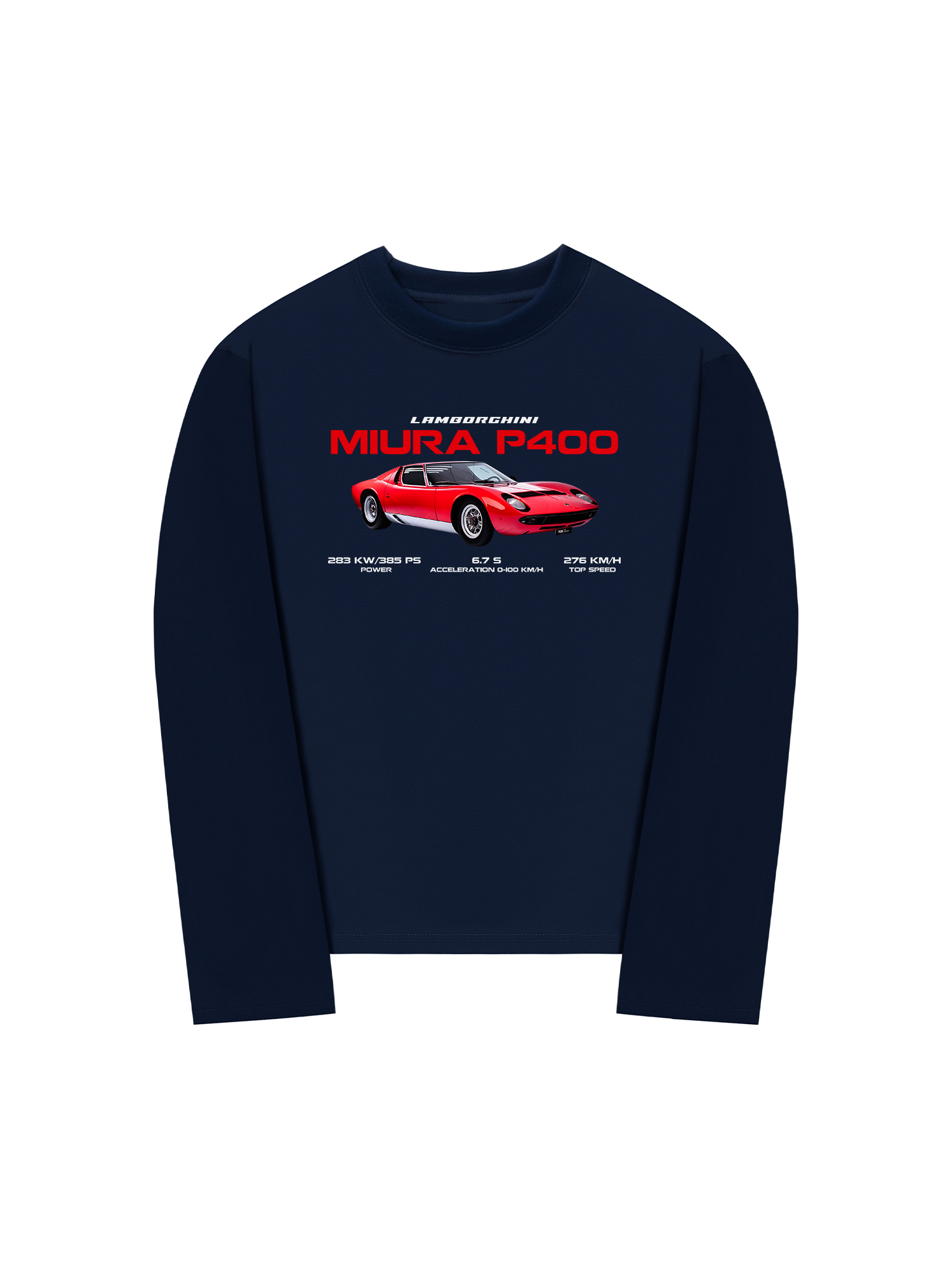 Áo Thun Dài Tay Lamborghini Miura P400