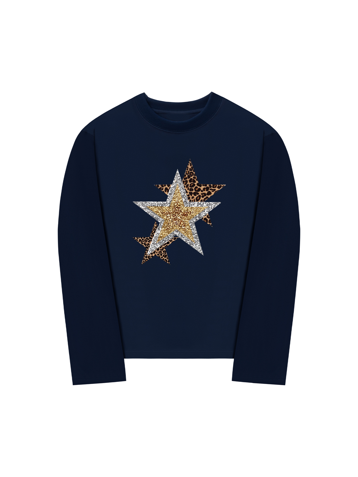 Áo Thun Dài Tay Urban Leopard Metallic Savage Stars