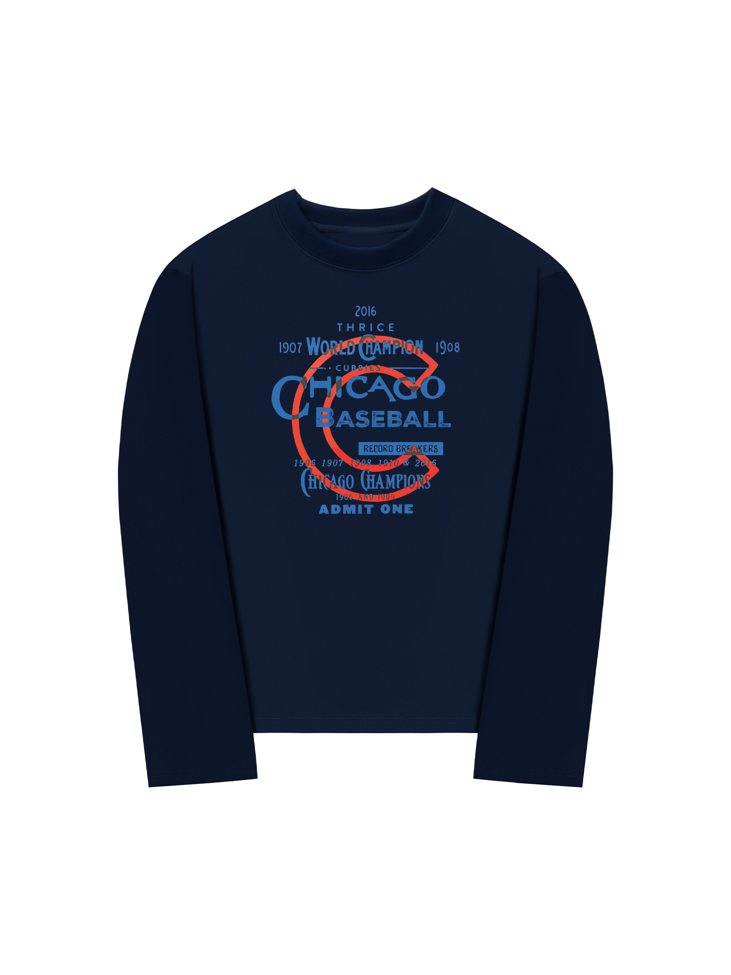 Áo Thun Dài Tay Chicago Cubs