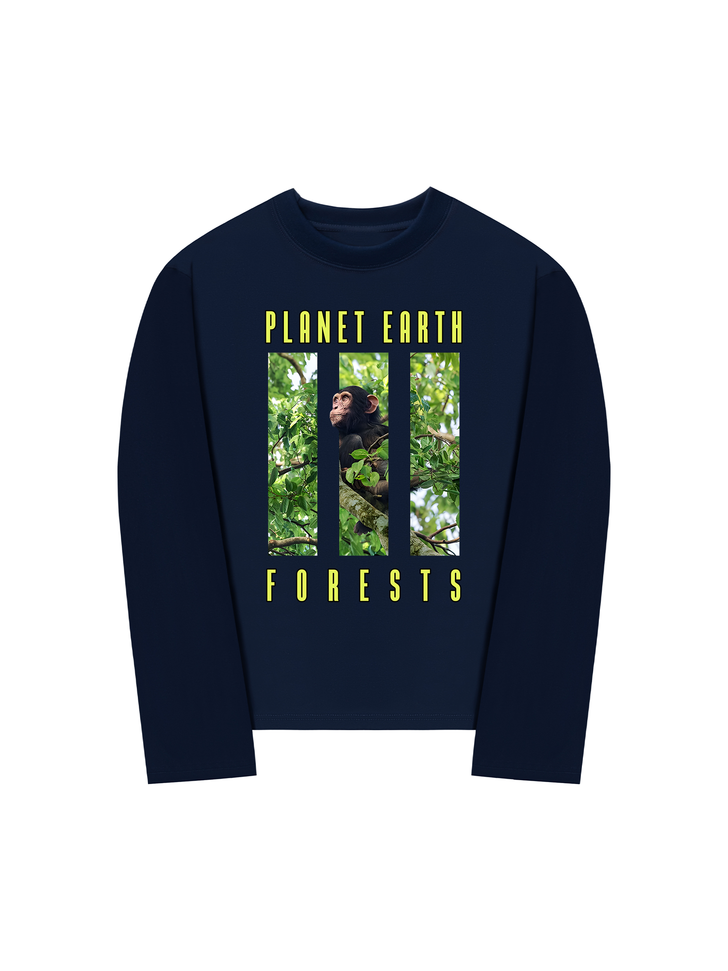 Áo Thun Dài Tay Wild Life Planet Earth Forests