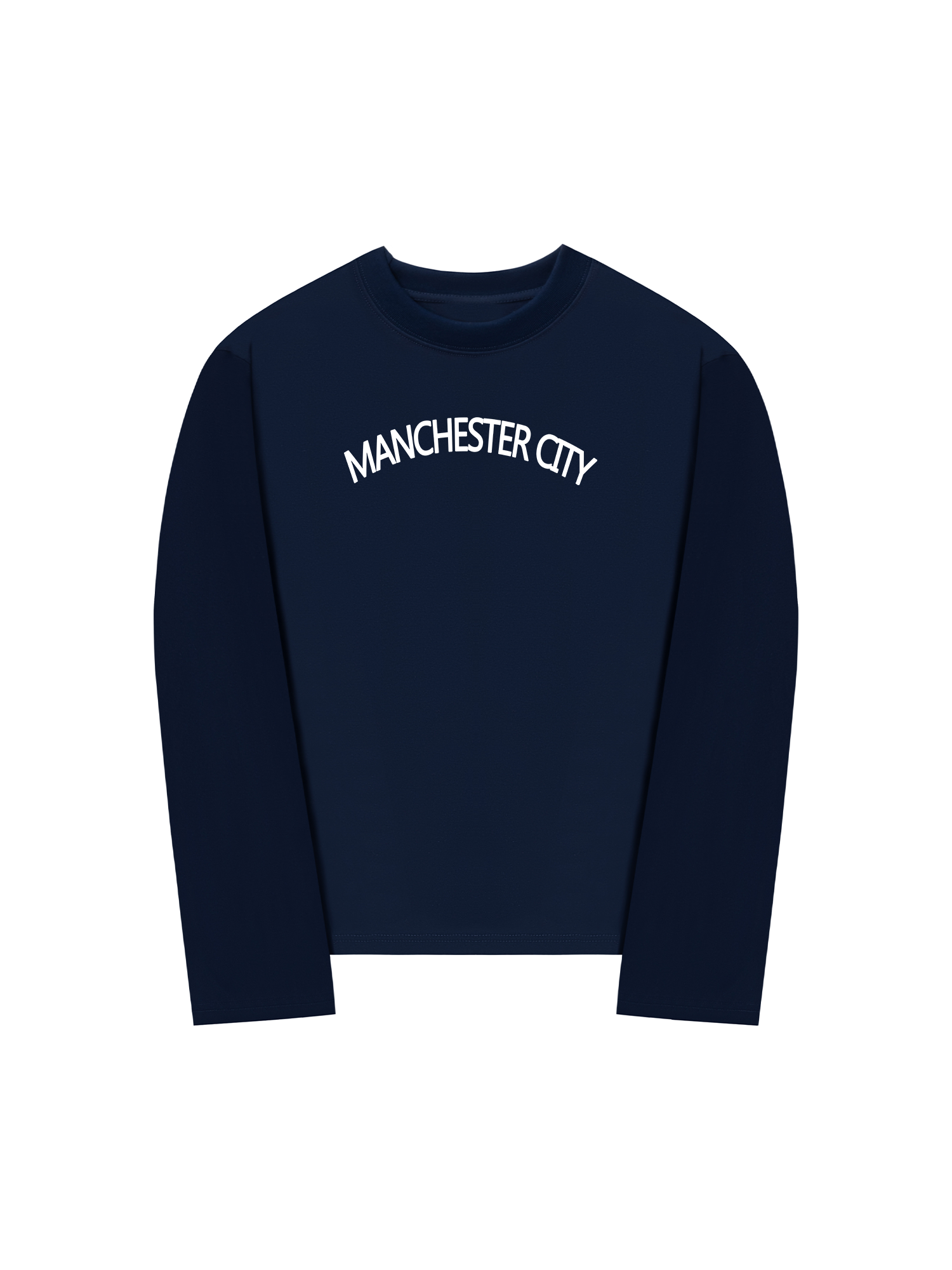 Áo Thun Dài Tay Vintage Manchester City Blue