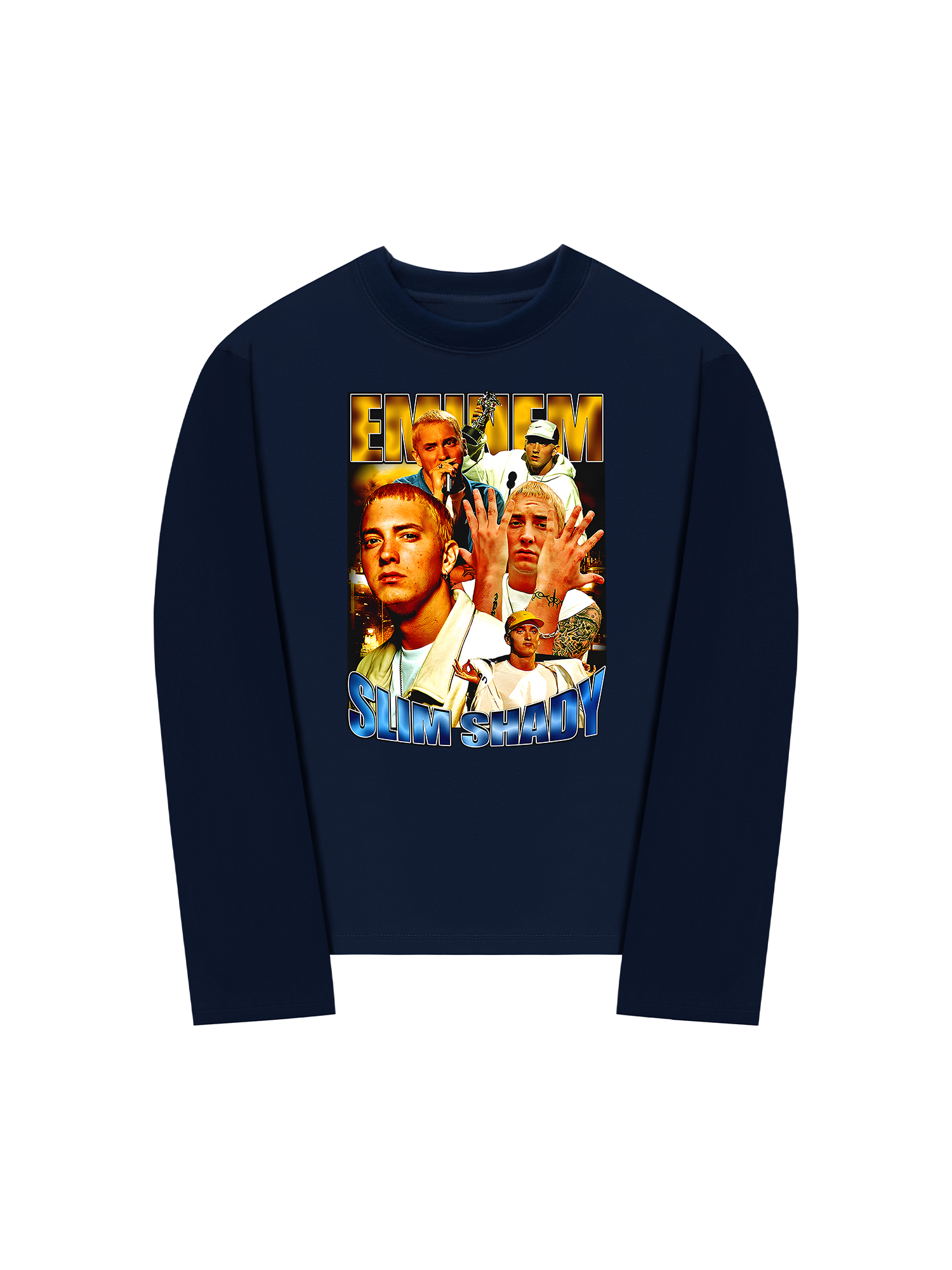 Áo Thun Dài Tay Rapper Eminem Vintage Style Essential