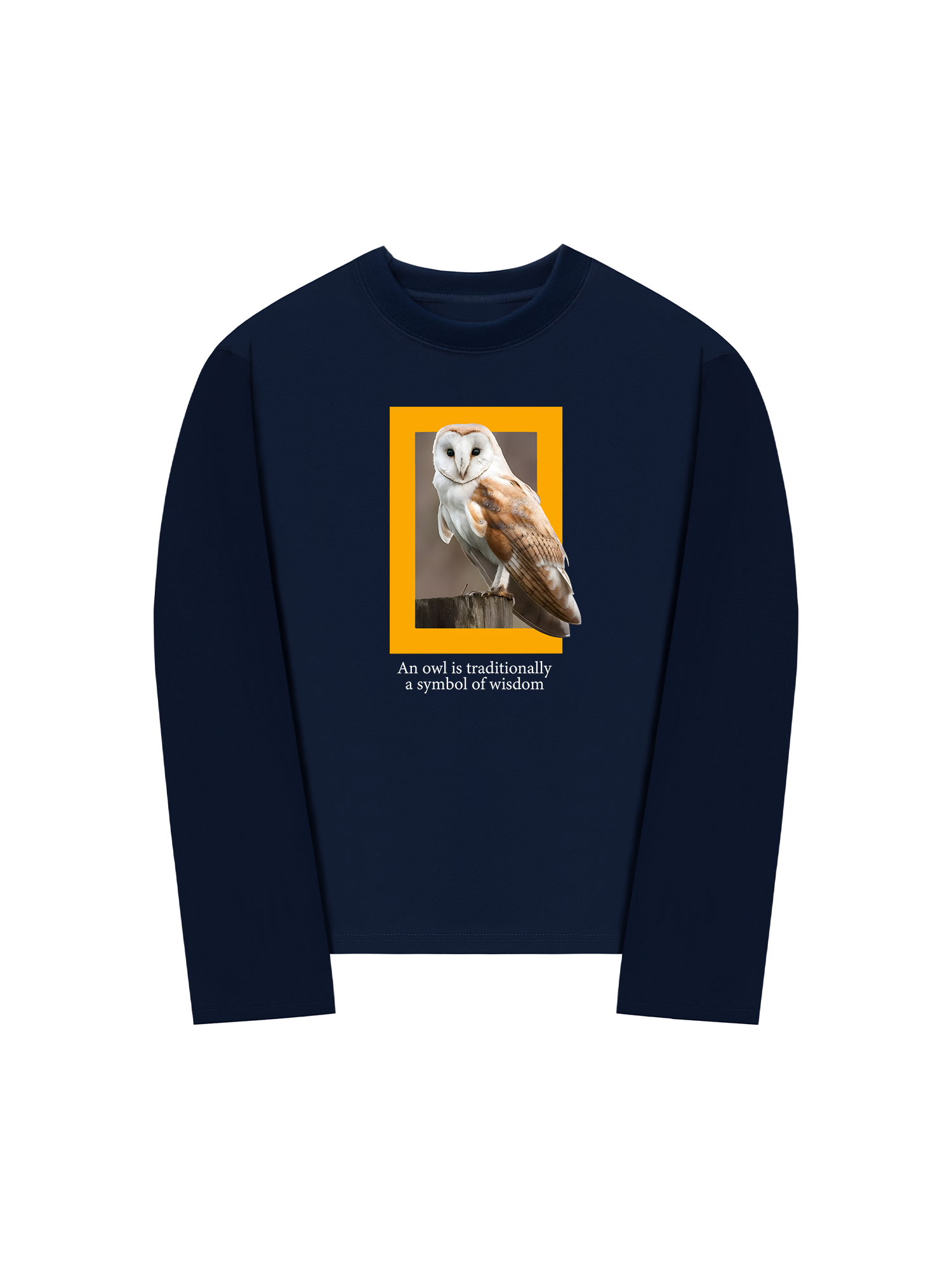 Áo Thun Dài Tay Wild Life Symbol Of Wisdom