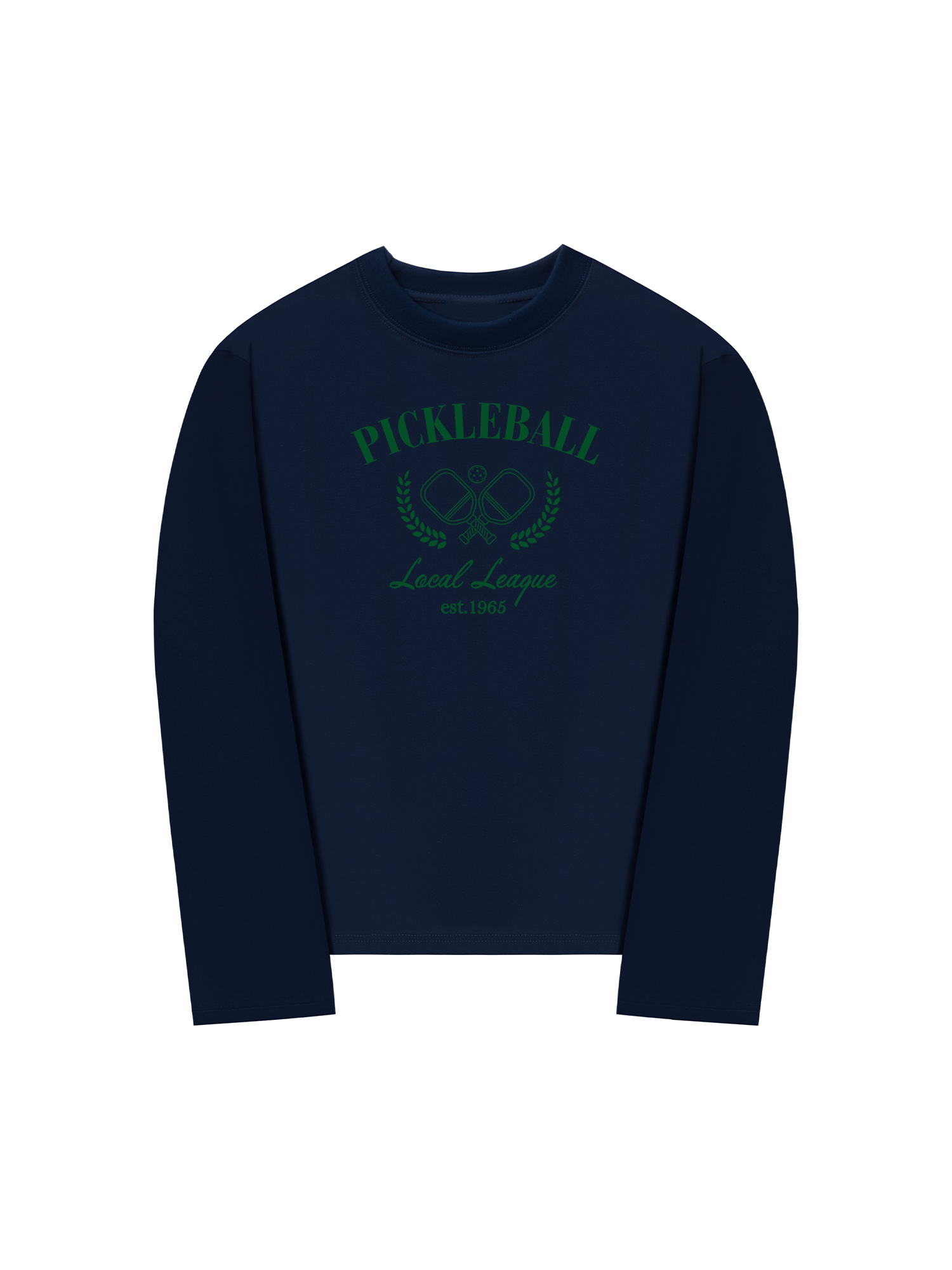 Áo Thun Dài Tay Pickleball Green Local League