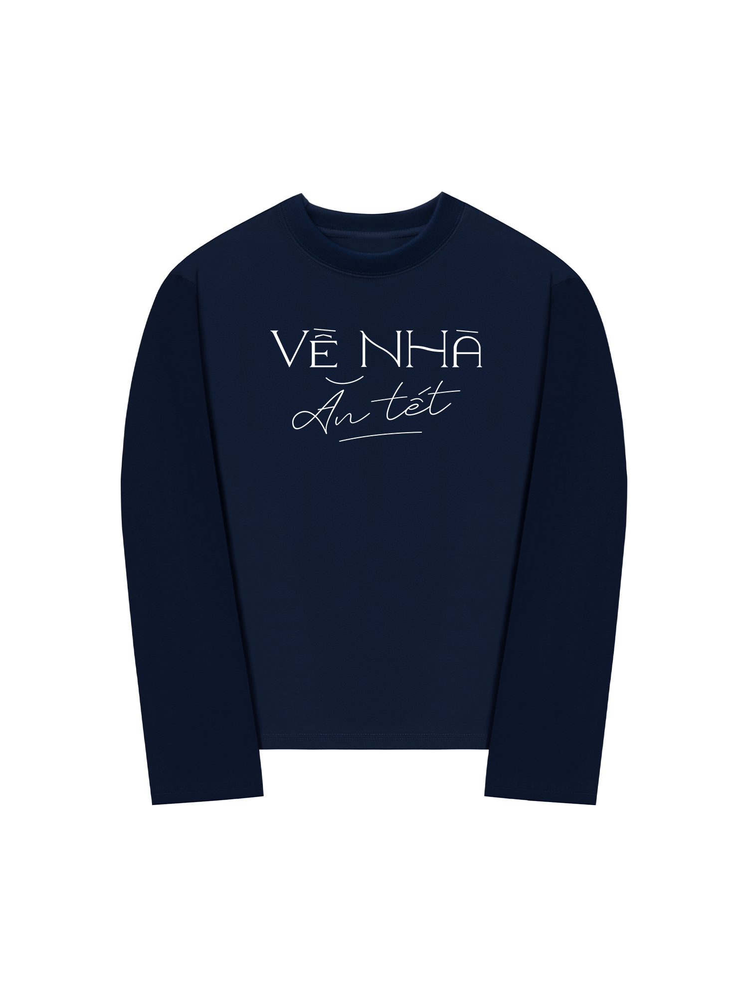 Áo Thun Dài Tay Về Nhà Ăn Tết