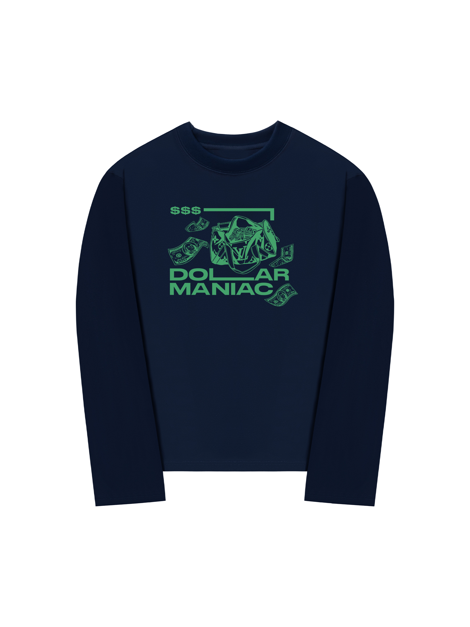 Áo Thun Dài Tay Money Dolar Maniac