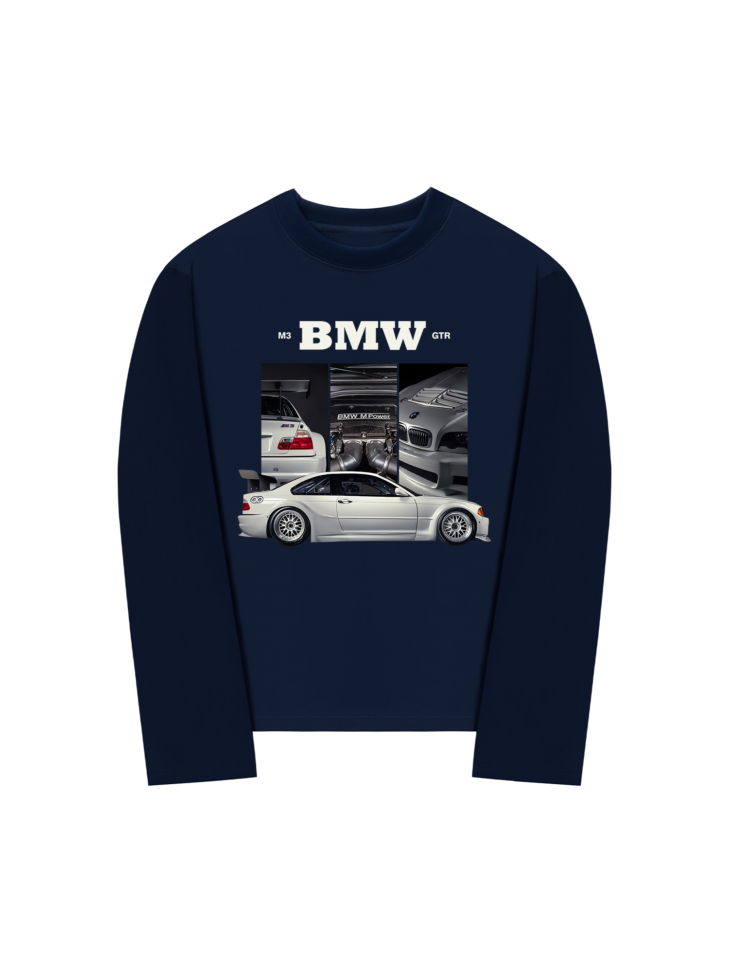 Áo Thun Dài Tay BMW M3 GTR Silver