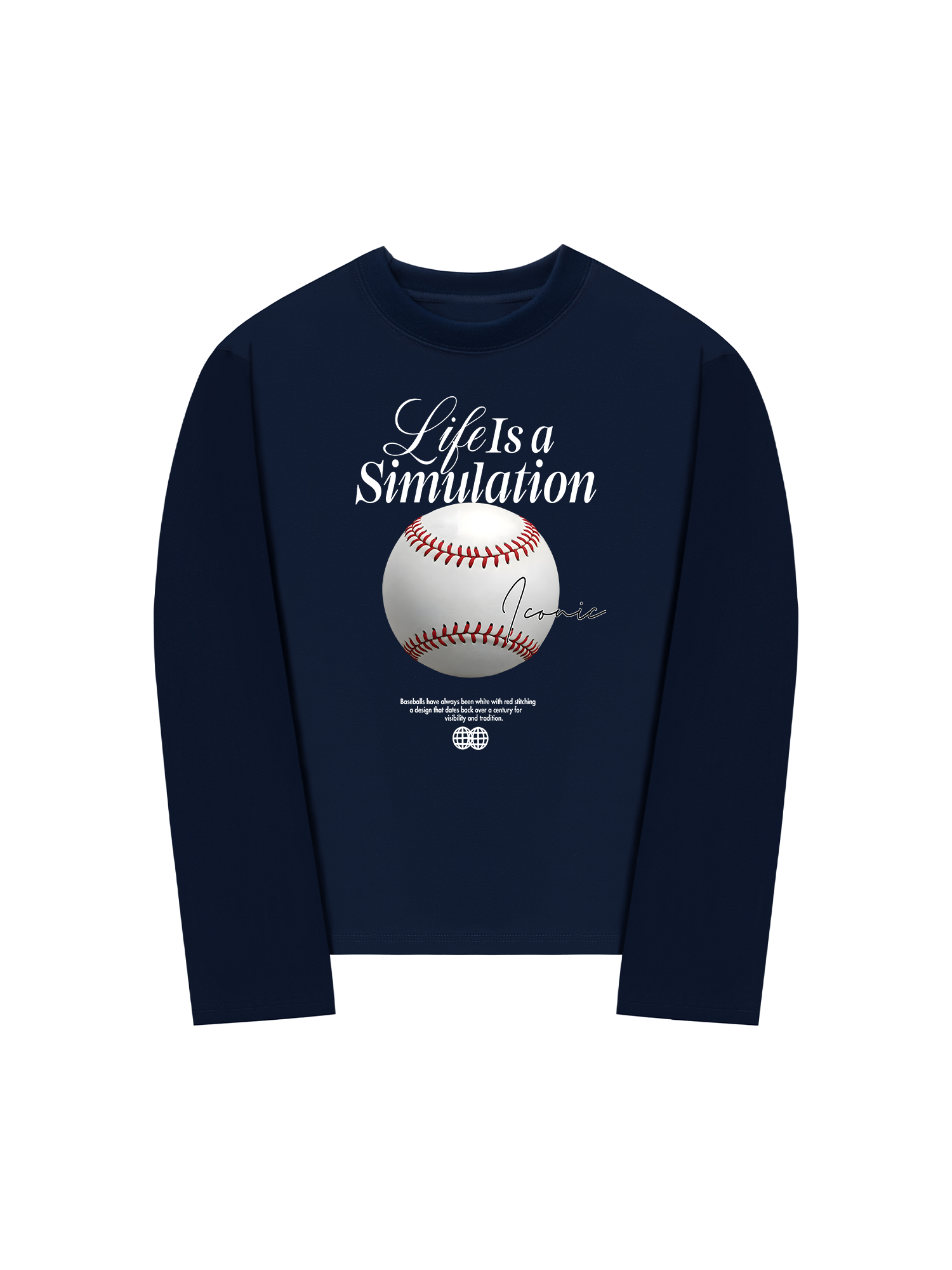 Áo Thun Dài Tay Baseball Simulation