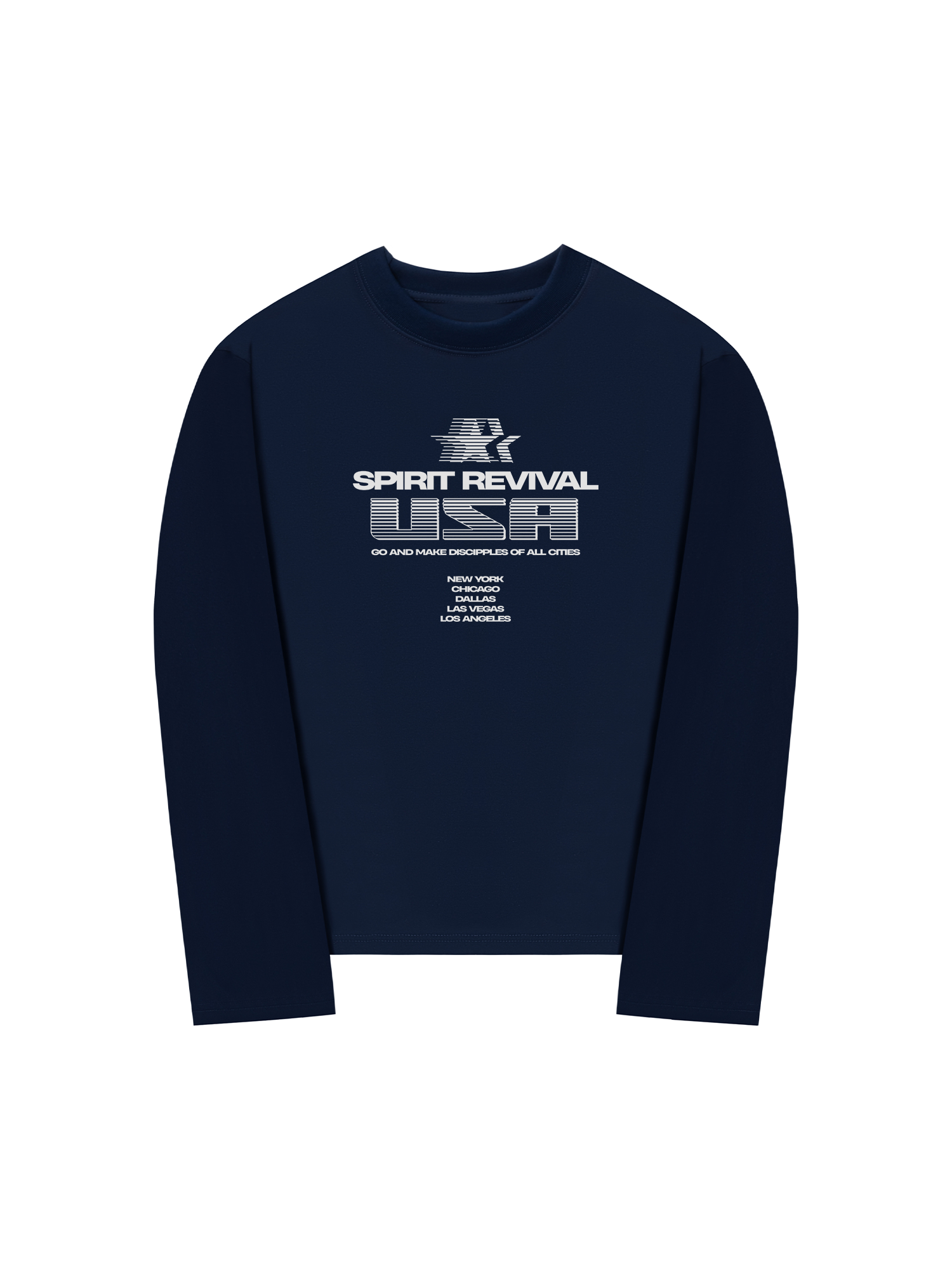 Áo Thun Dài Tay USA Spirit Revival