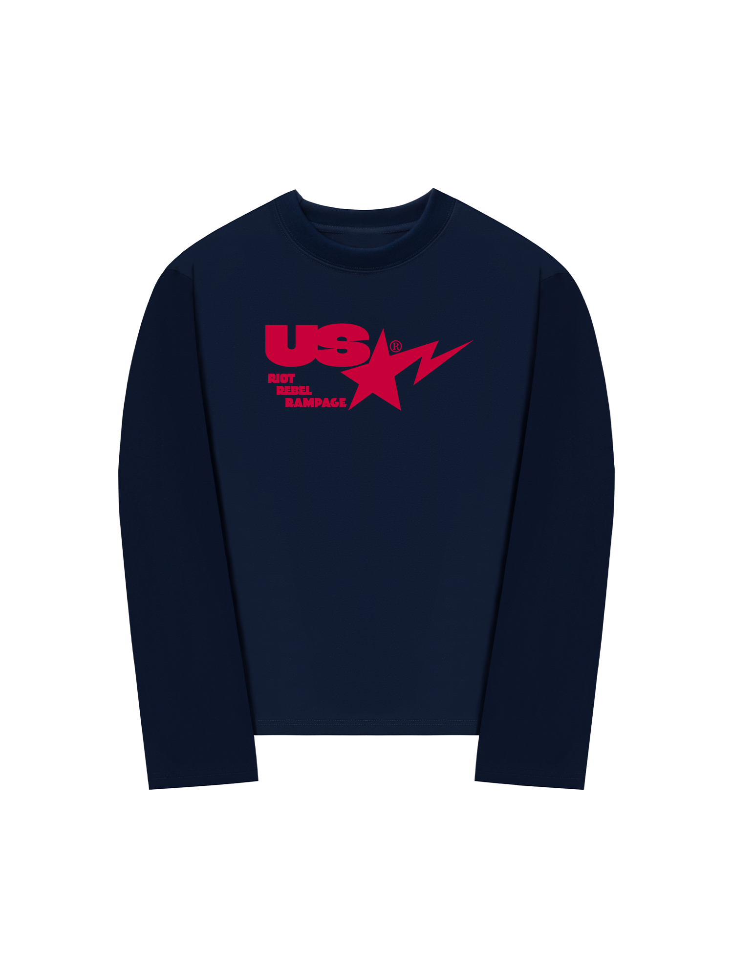 Áo Thun Dài Tay USA Riot Rebel Rampage