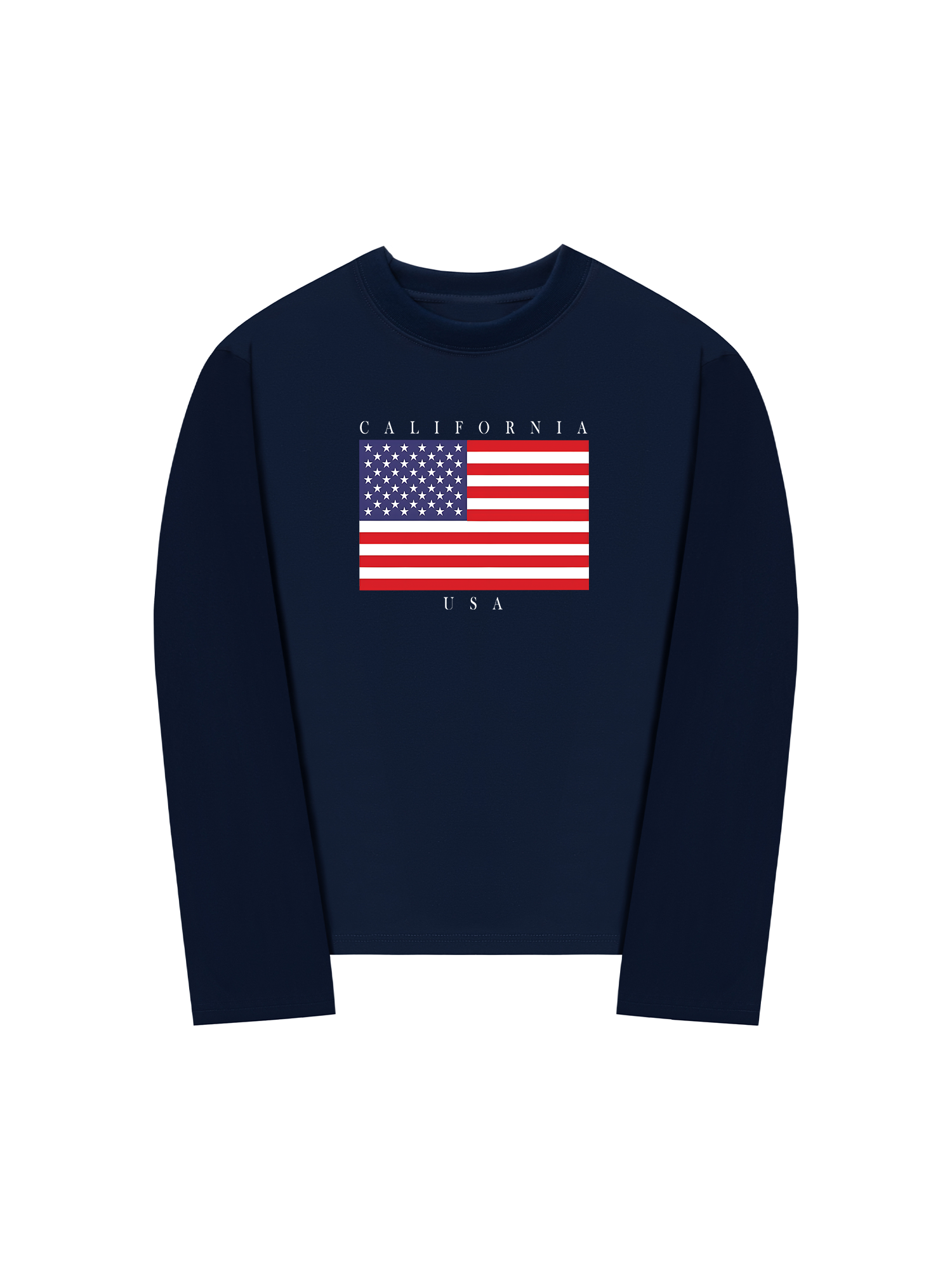 Áo Thun Dài Tay USA California Basic Style