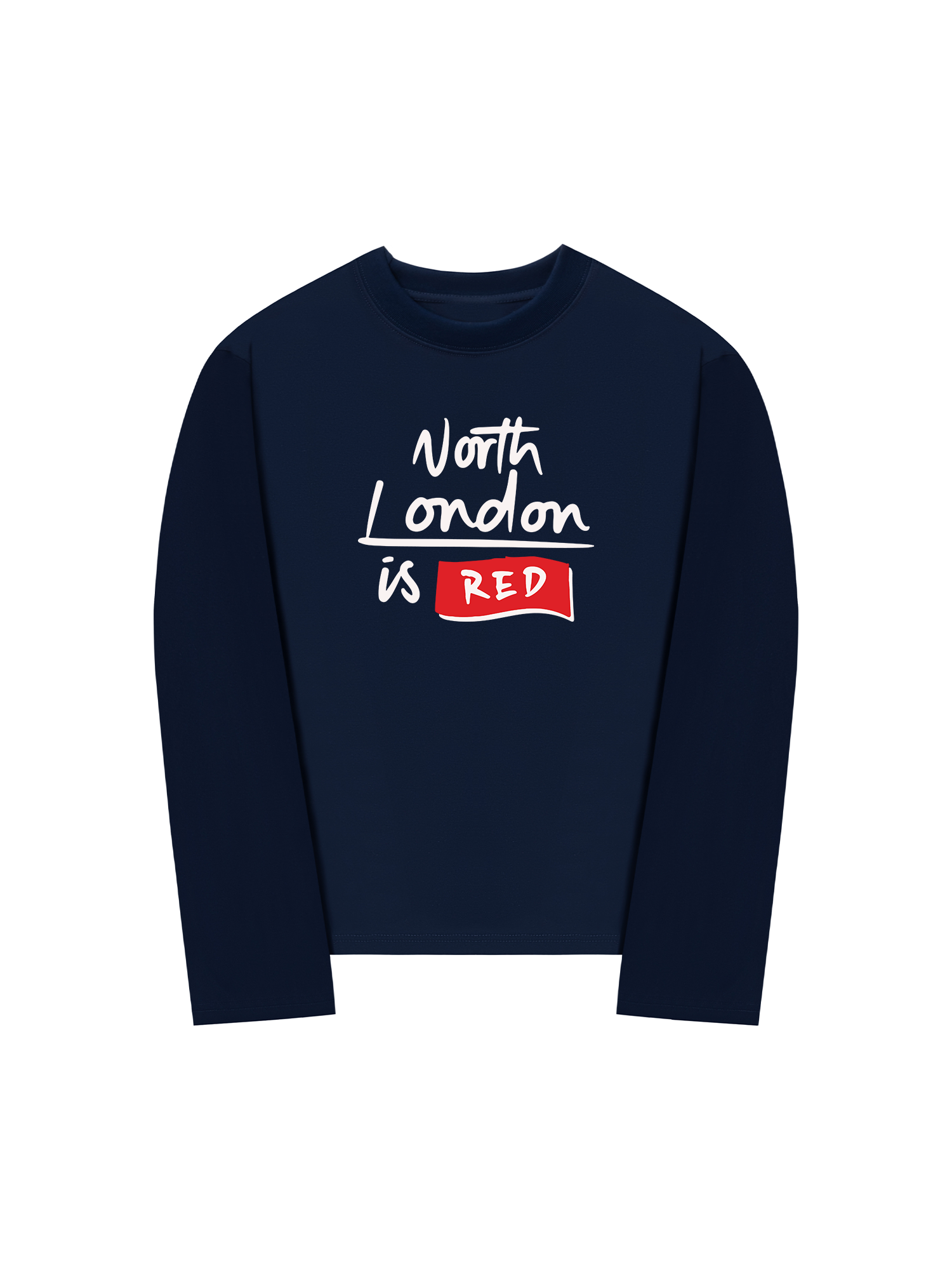 Áo Thun Dài Tay Soccer North London Is Red