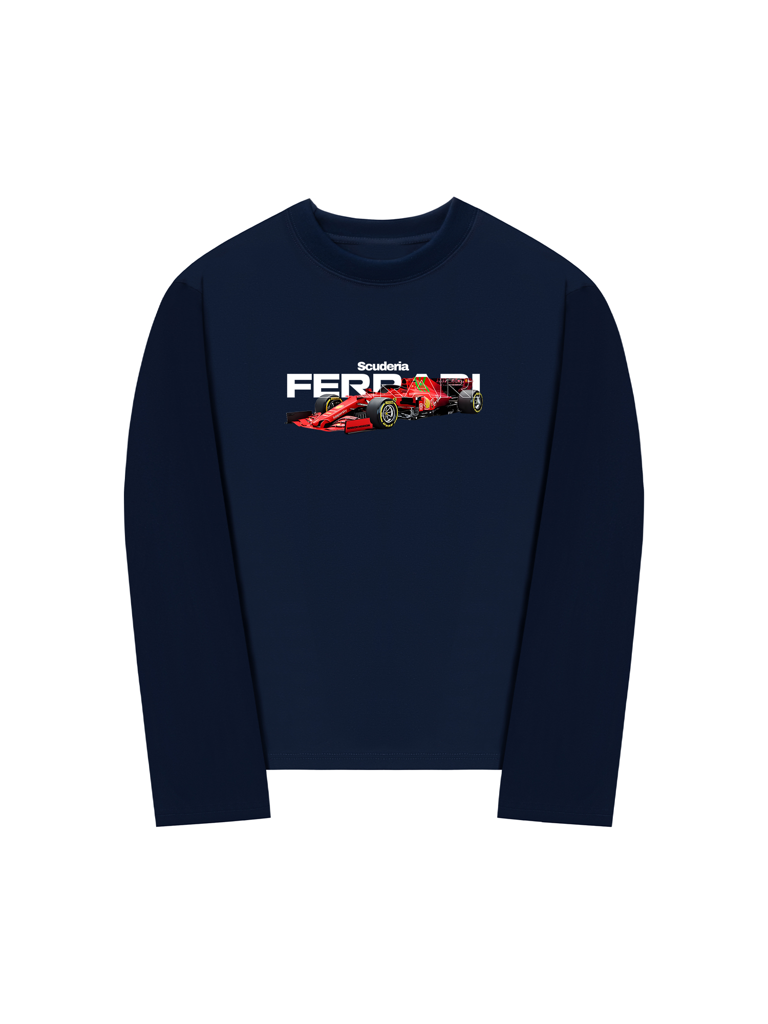 Áo Thun Dài Tay Ferrari The Pracing Horse