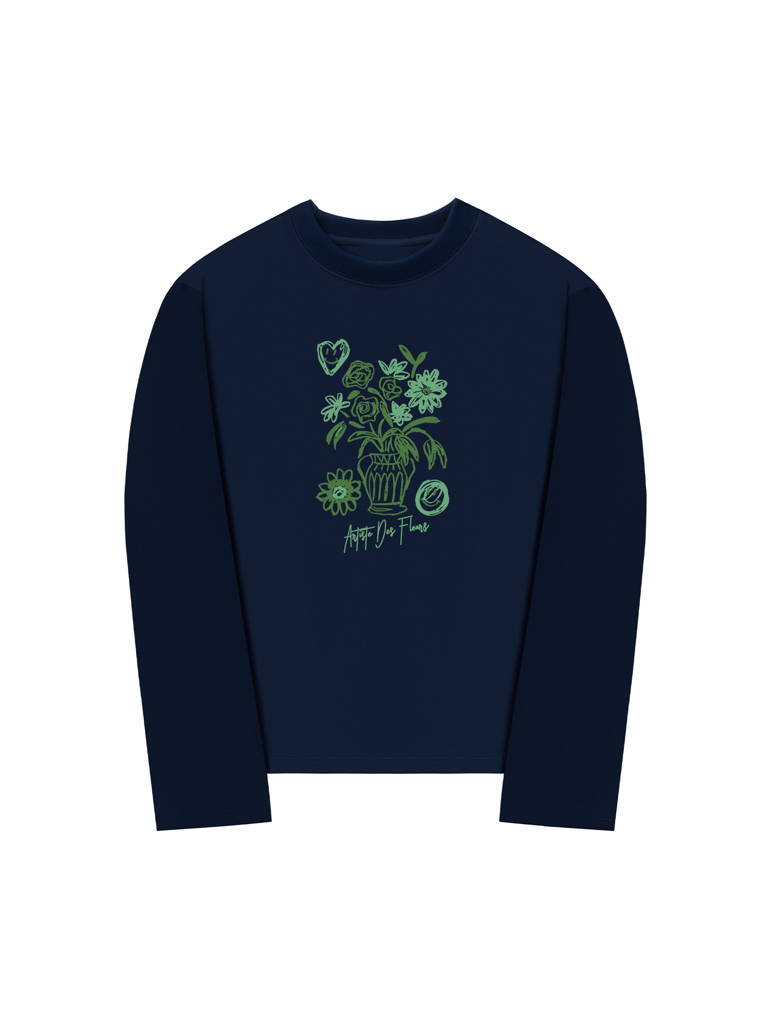 Áo Thun Dài Tay Floral Artiste Des Fleurs