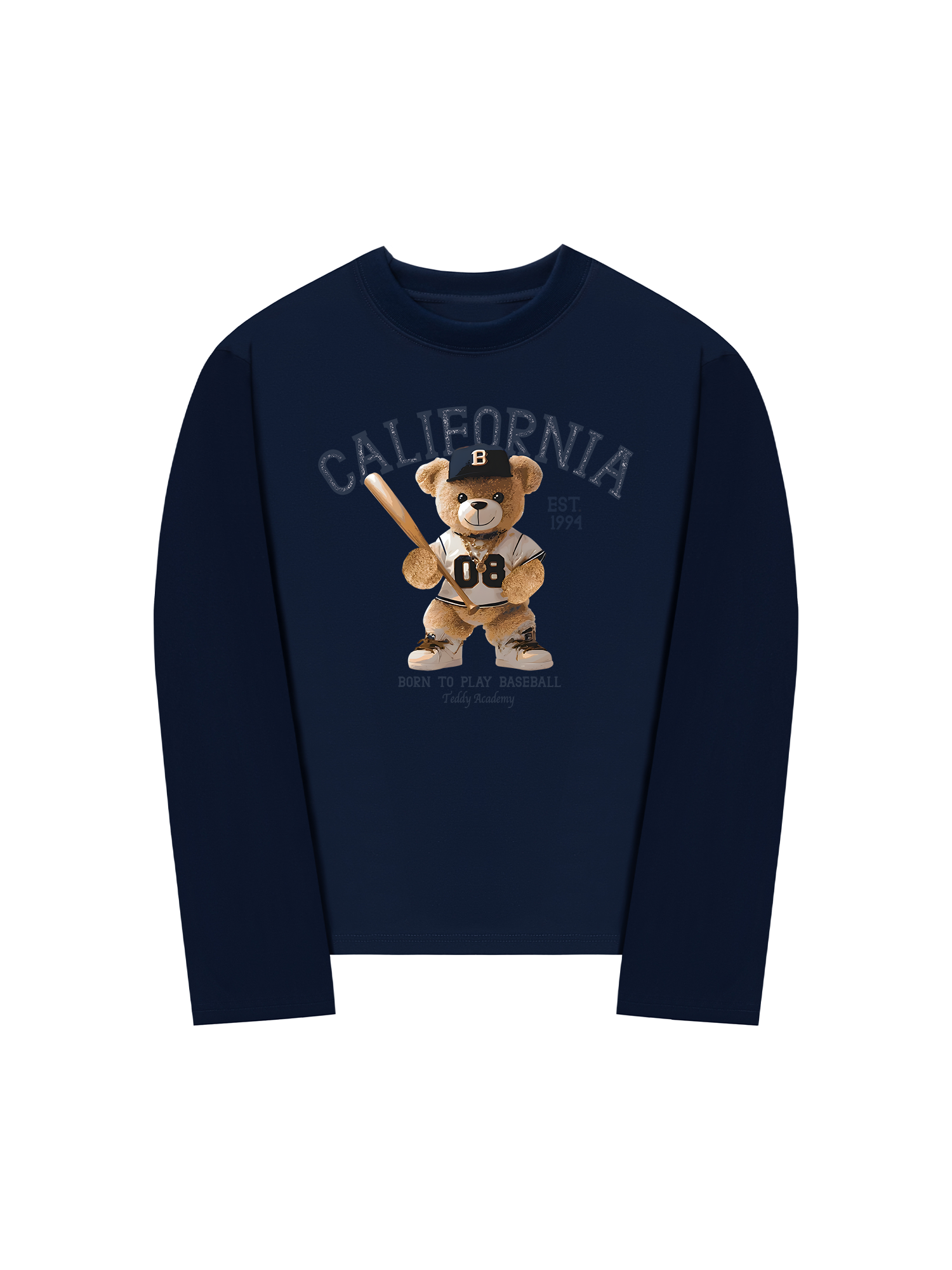 Áo Thun Dài Tay Baseball Born To Play