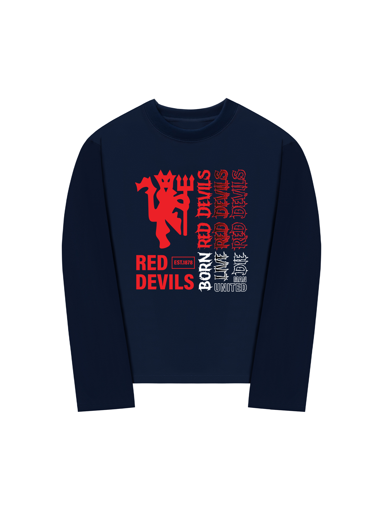 Áo Thun Dài Tay Red Devils EST 1878