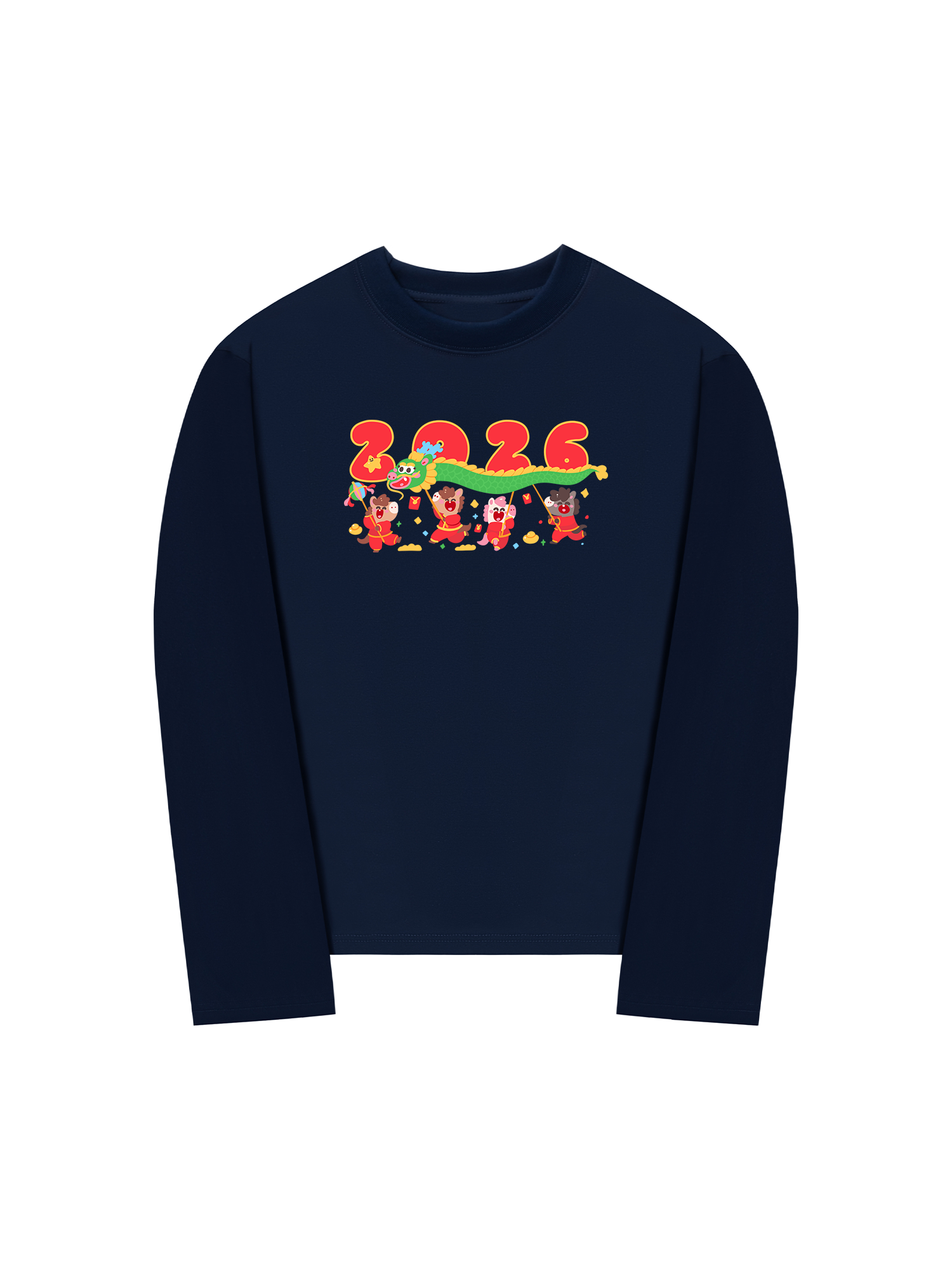 Áo Thun Dài Tay Ngũ Phúc Lâm Môn