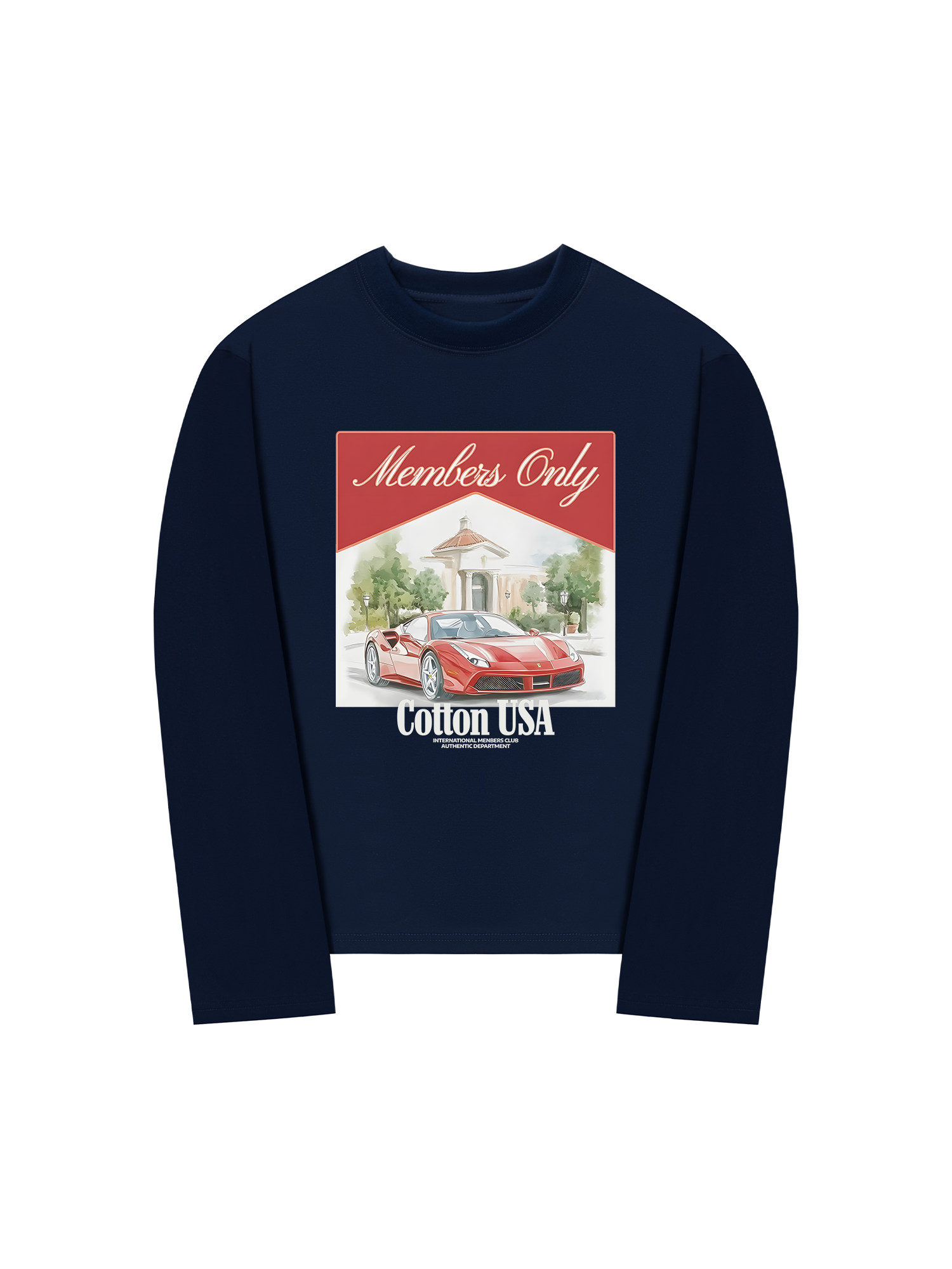 Áo Thun Dài Tay Ferrari Members Only