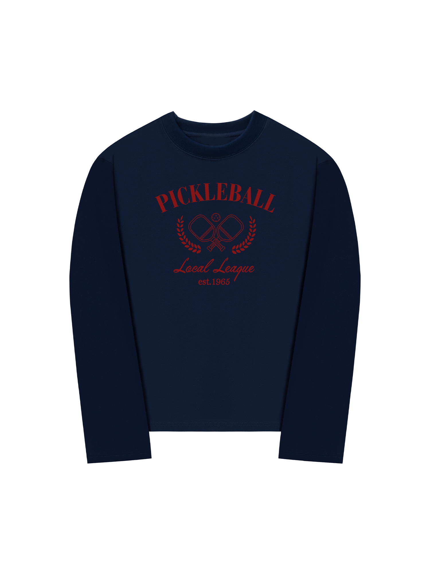 Áo Thun Dài Tay Pickleball Red Local League