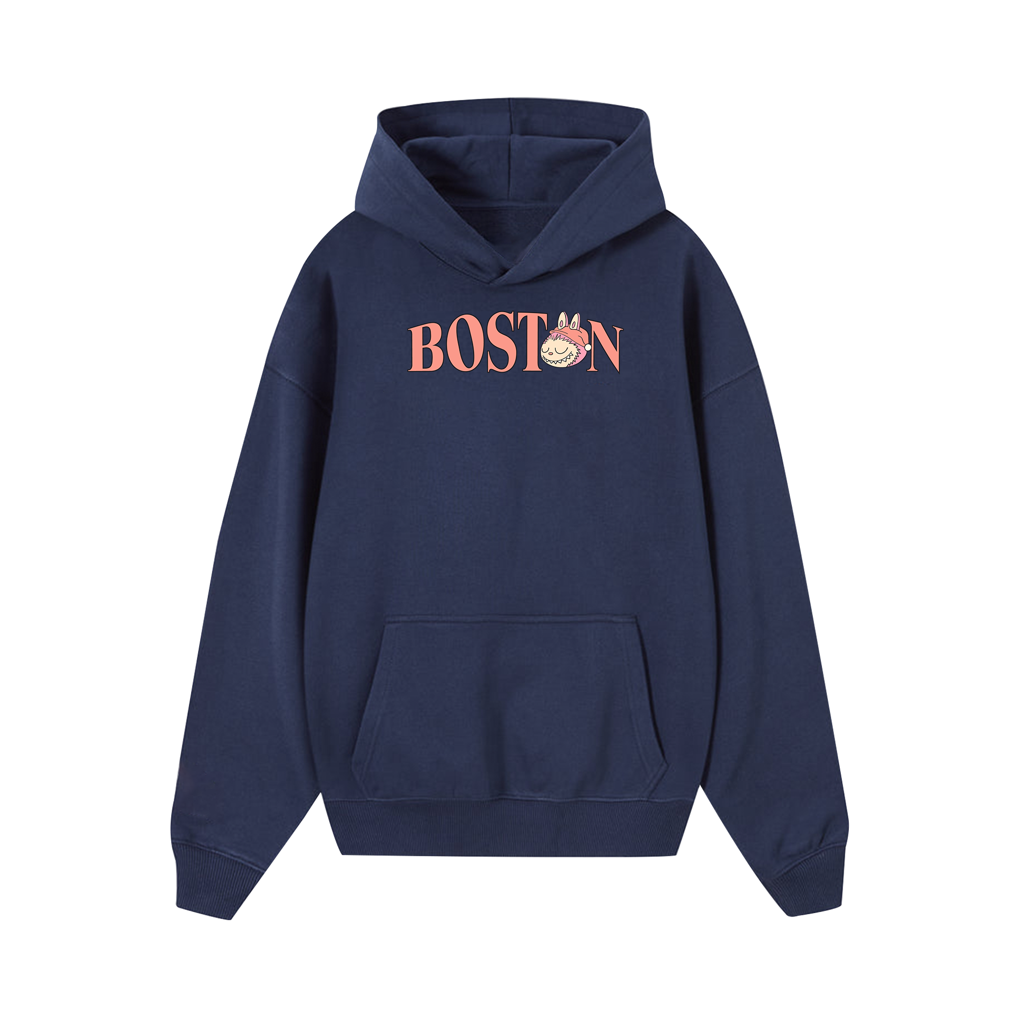 MLB Labubu Pink Pijama Boston Hoodie