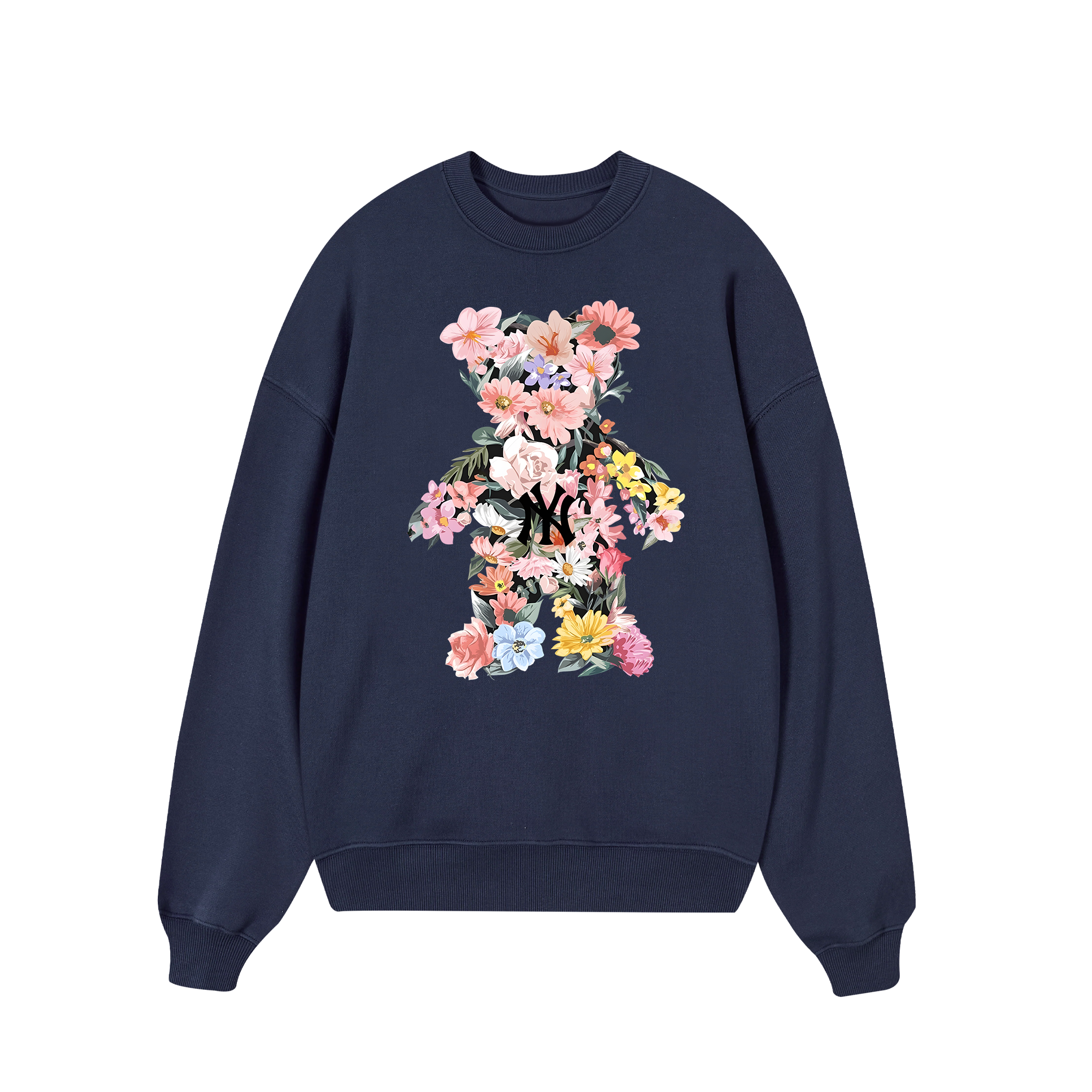 MLB Floral Teaddy Bear Flower Sweater