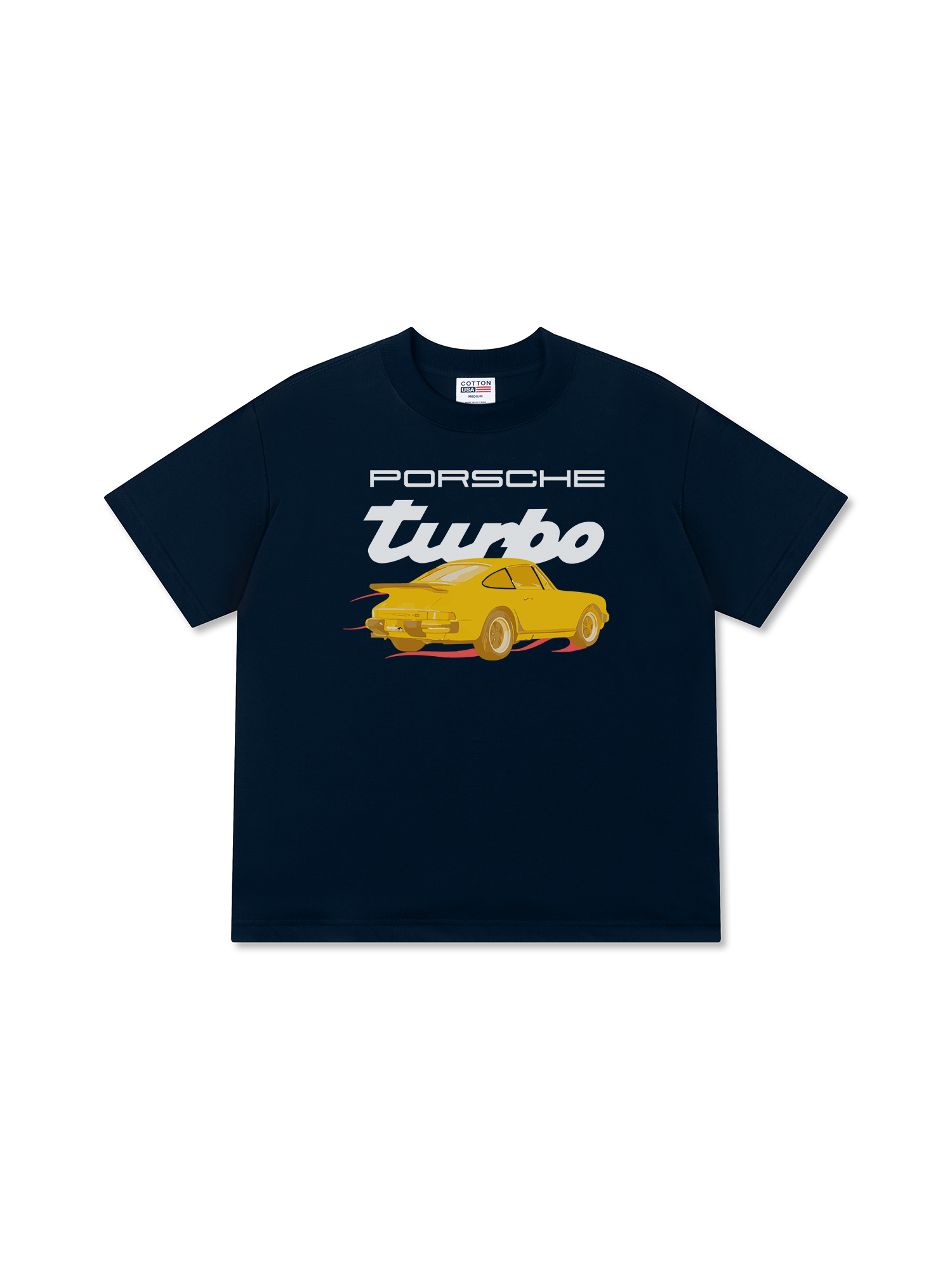 Áo Thun Relaxed Fit Porsche Turbo Golden Race