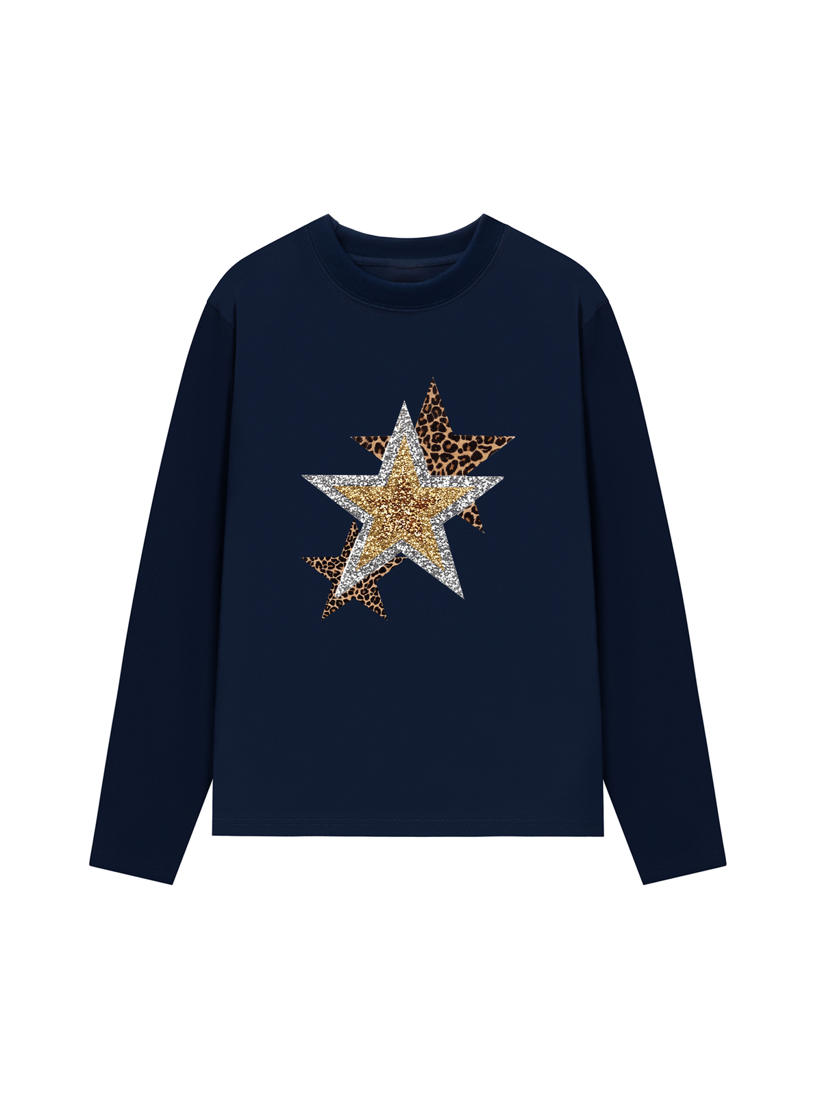Áo Thun Dài Tay Urban Leopard Metallic Savage Stars