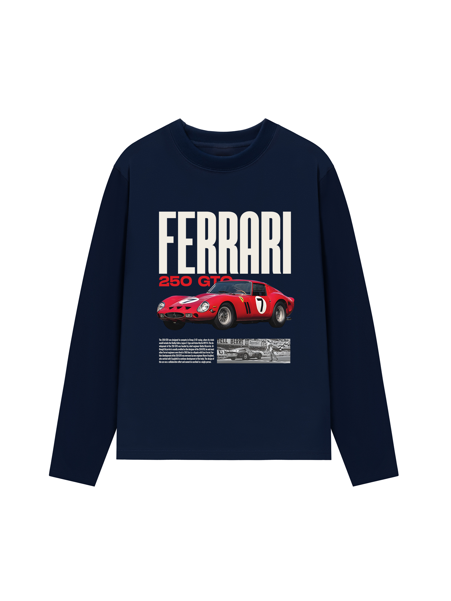 Áo Thun Dài Tay Ferrari 250 GTO