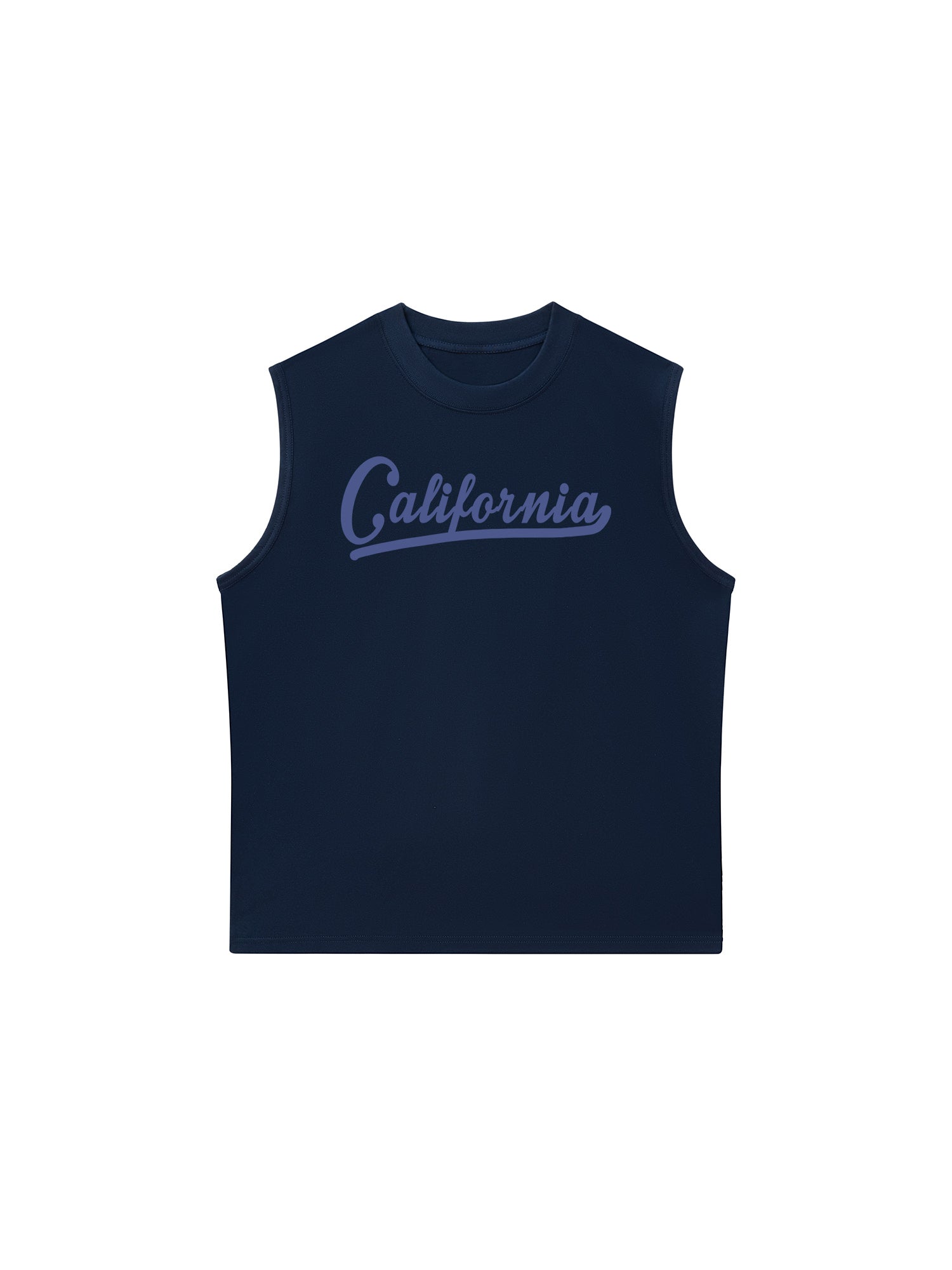 Áo Ba Lỗ Relaxed Fit USA Califorinia Blue