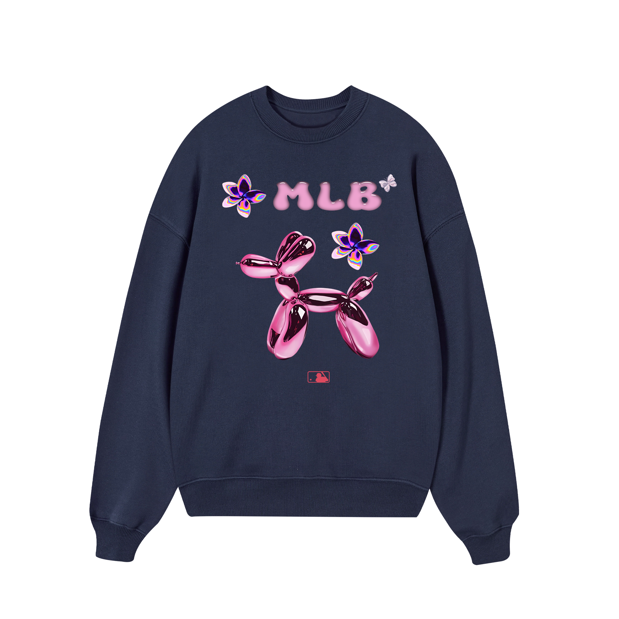 MLB Floral Hologram Balloon Dog Sweater